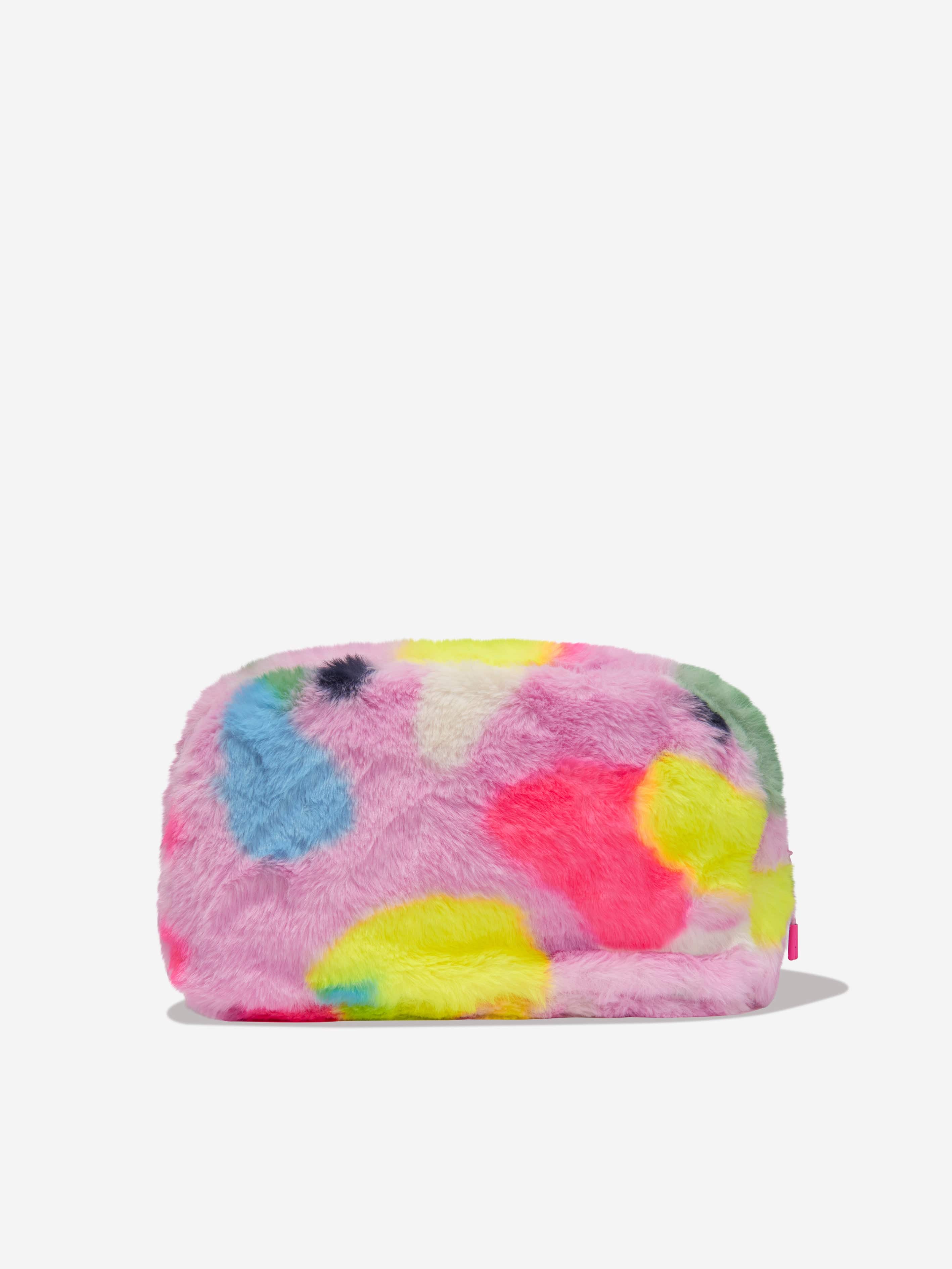 Billieblush Girls Faux Fur Pencil Case in Pink