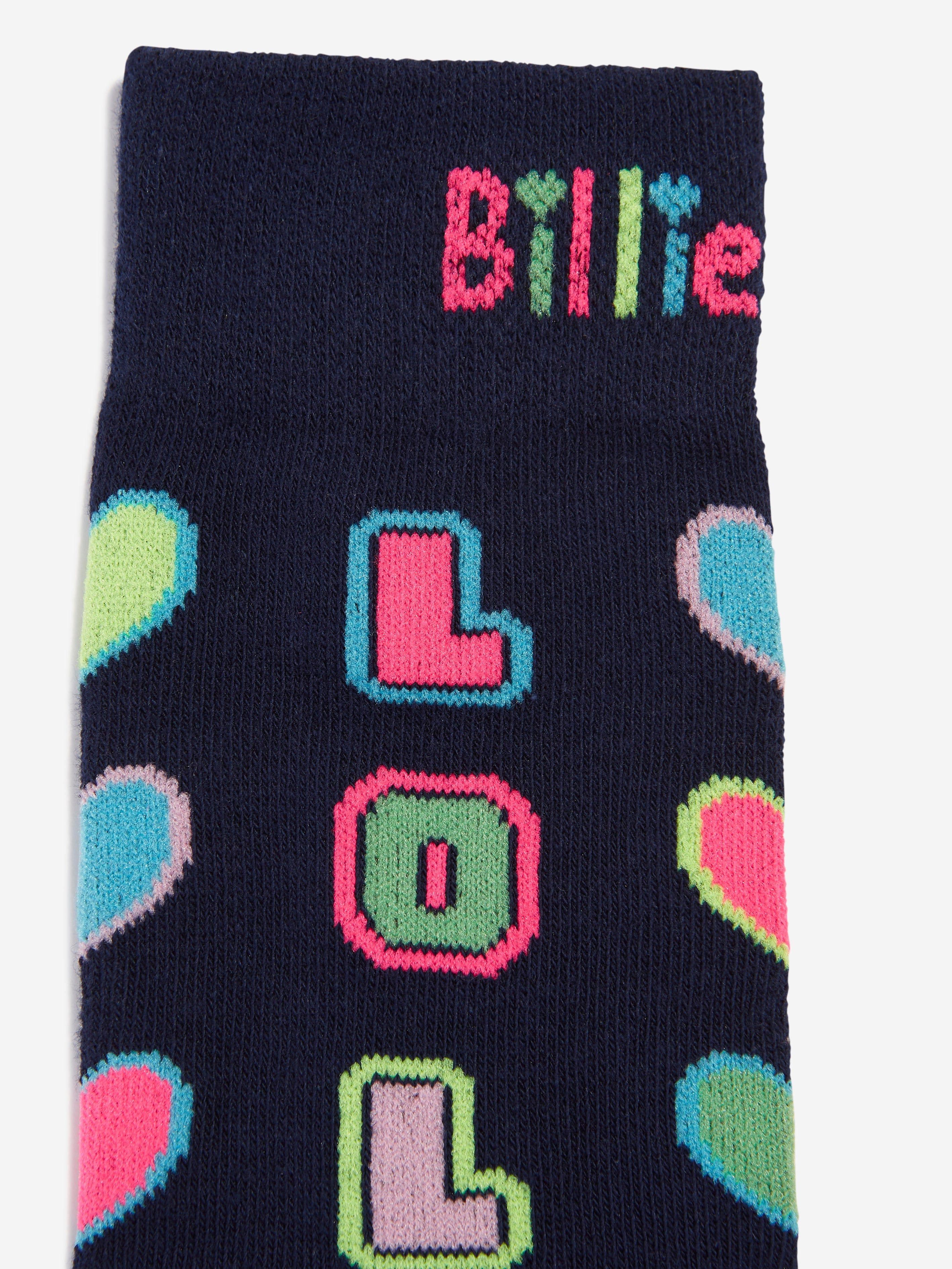 Billieblush Girls LOL Socks in Navy