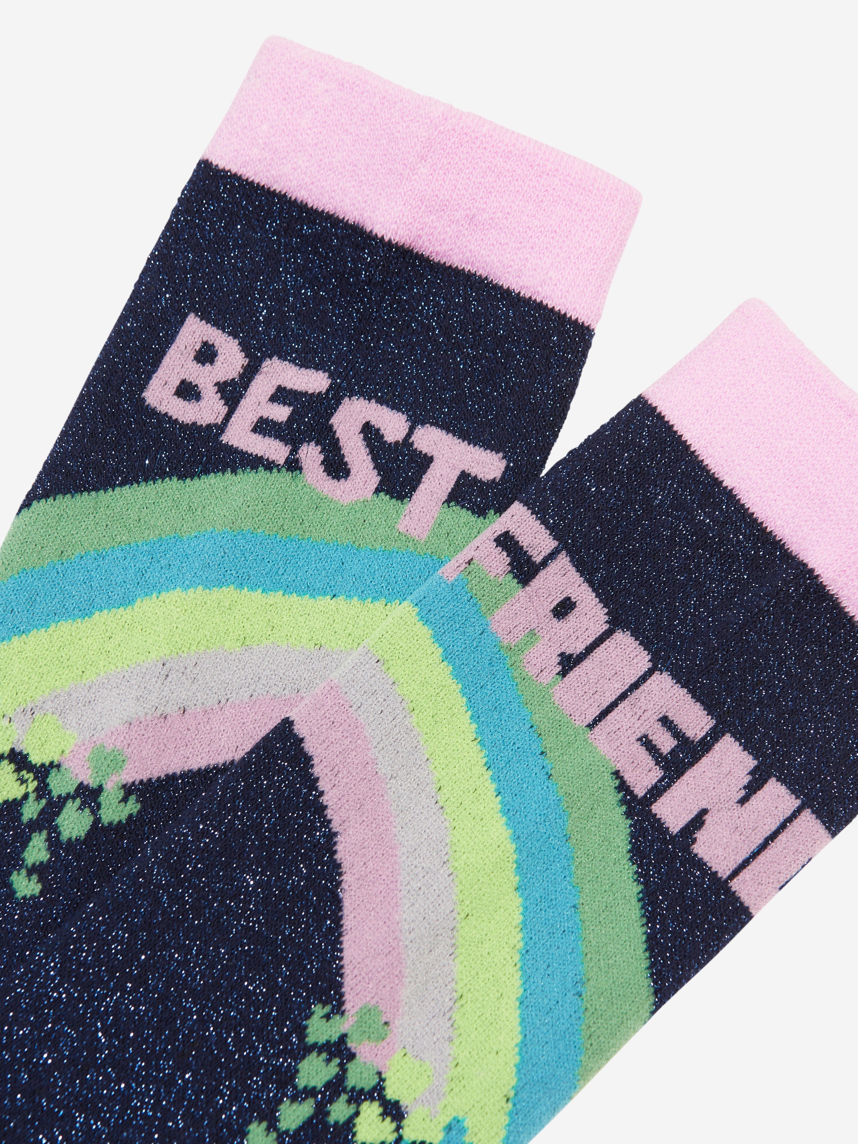 Billieblush Girls Best Friend Socks in Navy