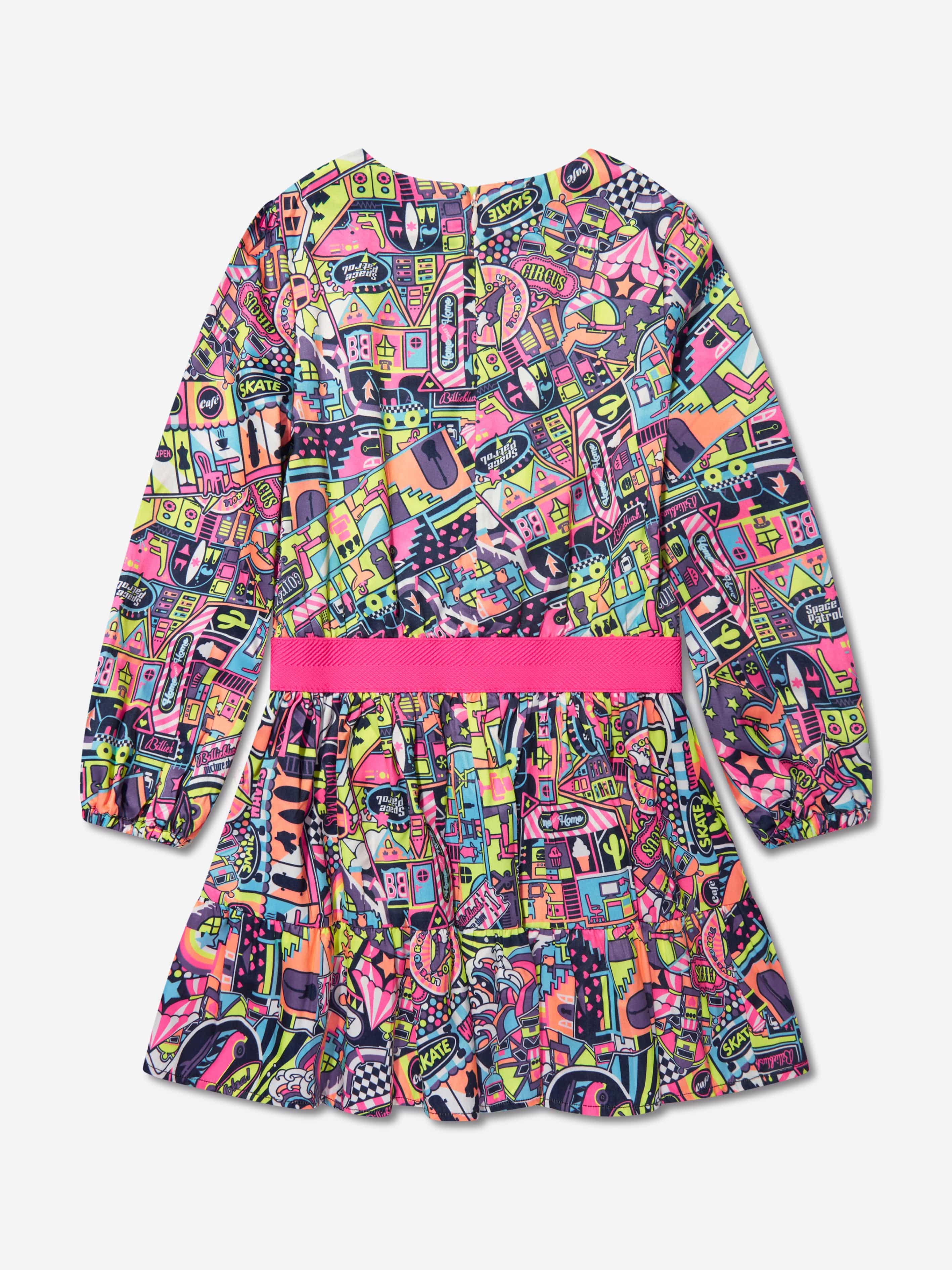 Billieblush Girls Fun Crossing Dress in Multicolour