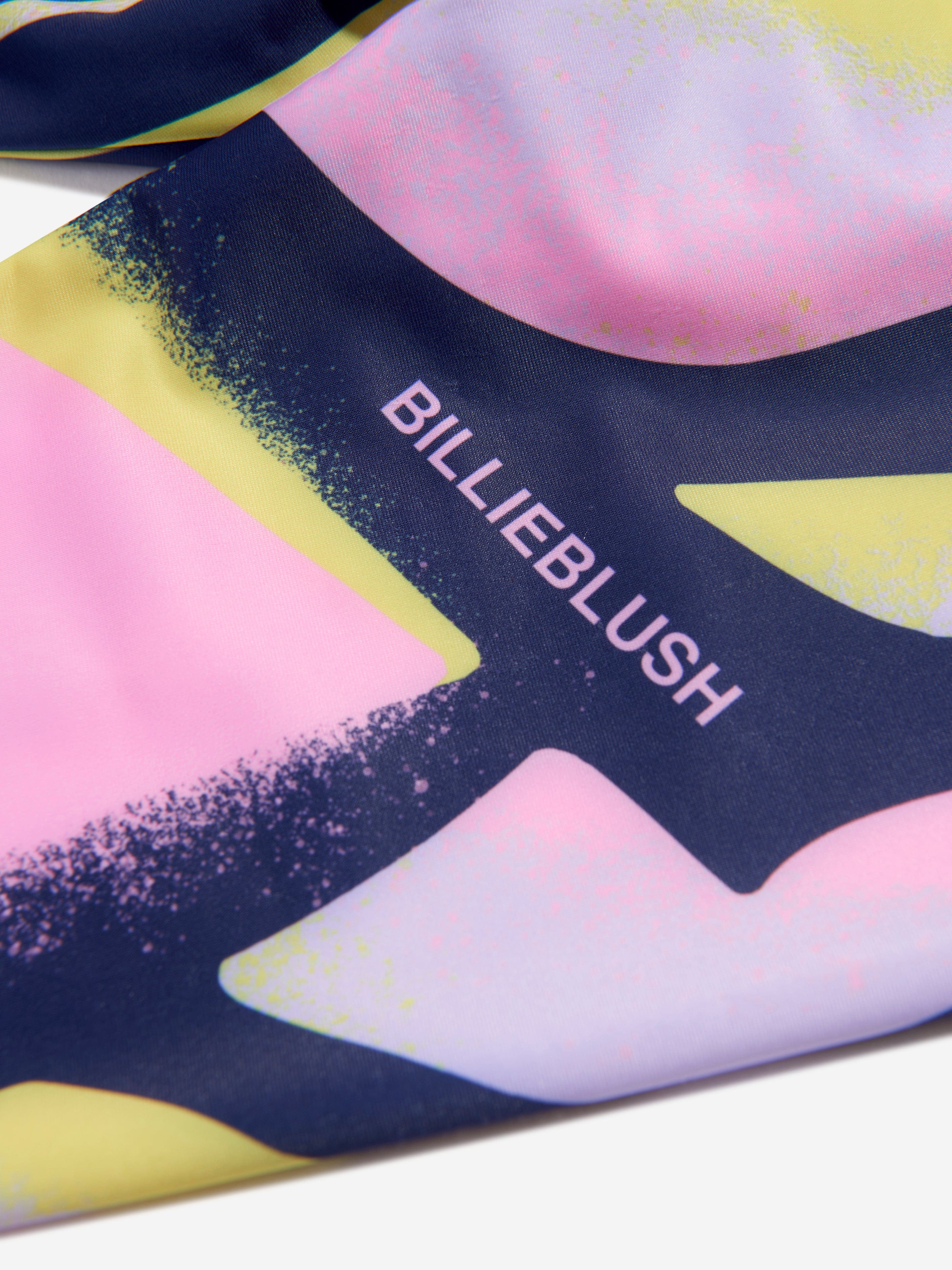 Billieblush Girls Heart Print Leggings in Navy