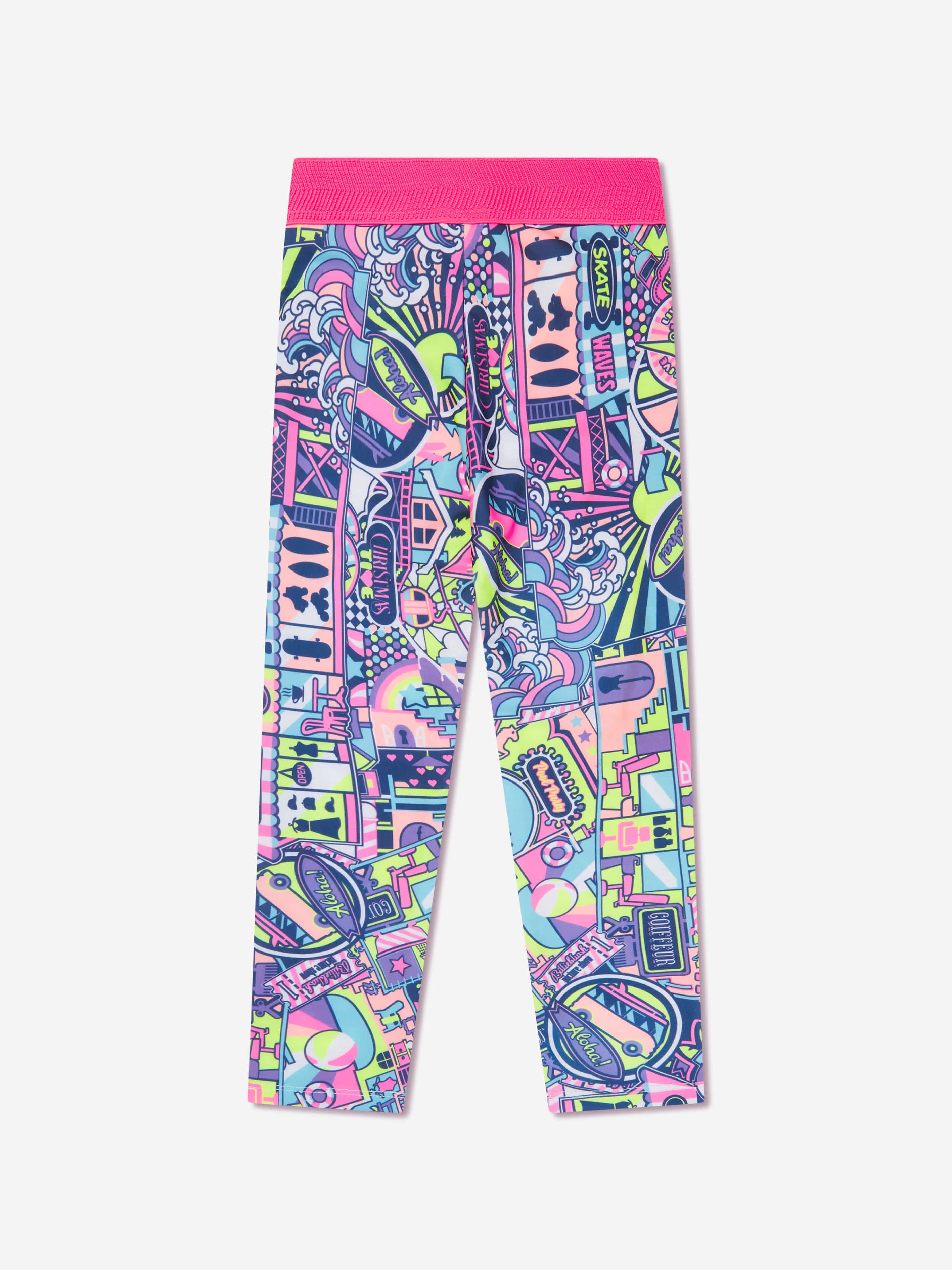 Billieblush Girls Fun Crossing Leggings in Multicolour