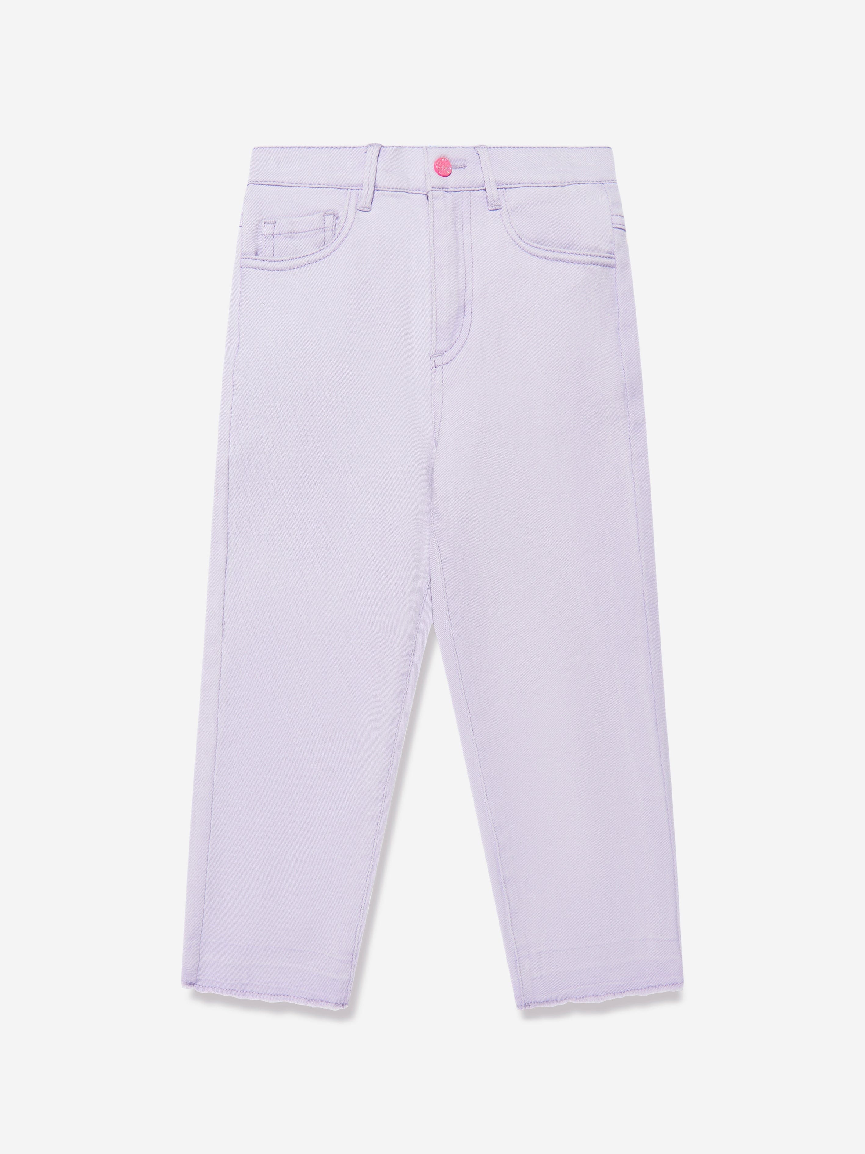 Billieblush Girls Twill Trousers in Lilac