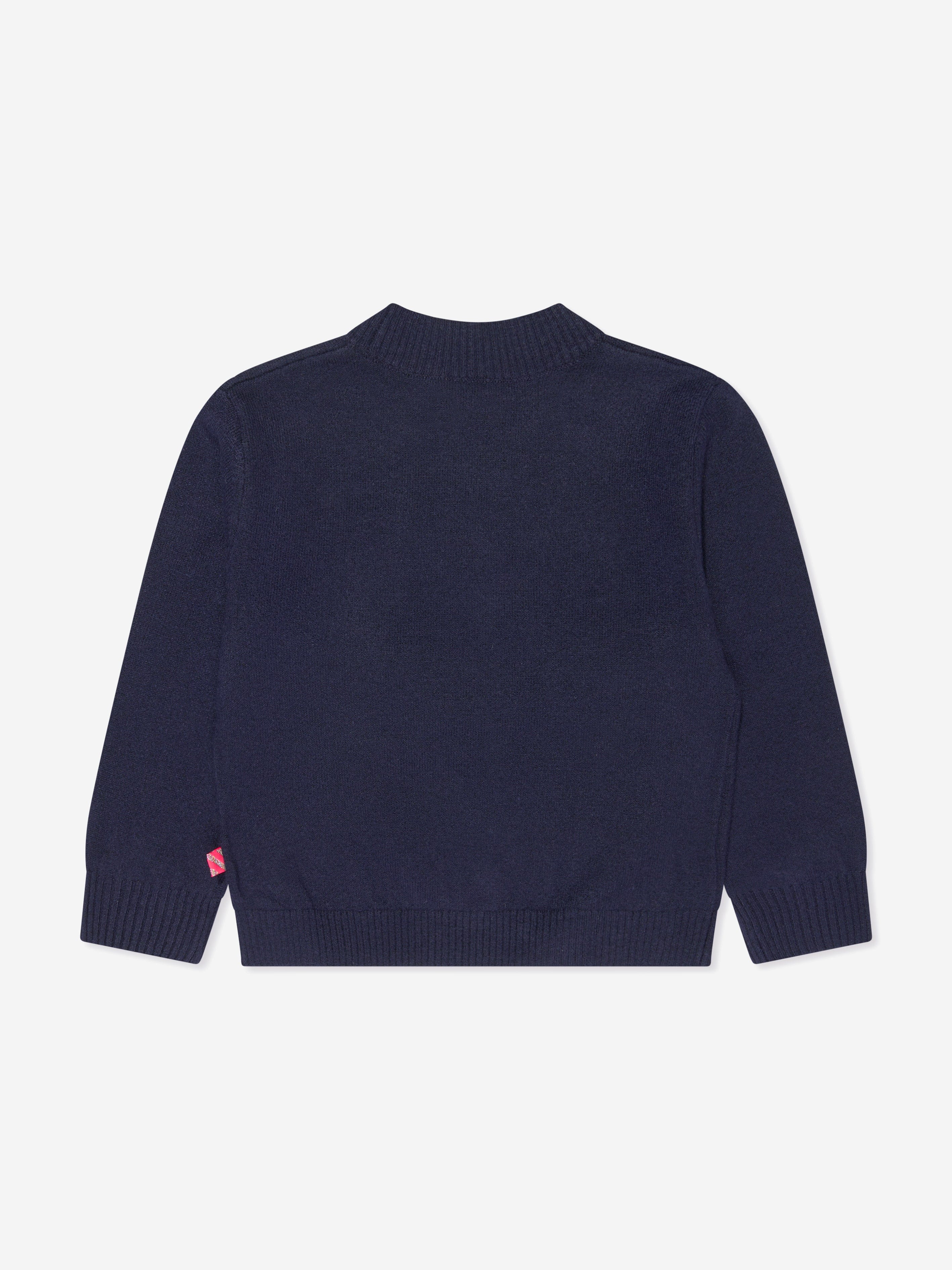 Billieblush Girls Knitted Jumper in Navy