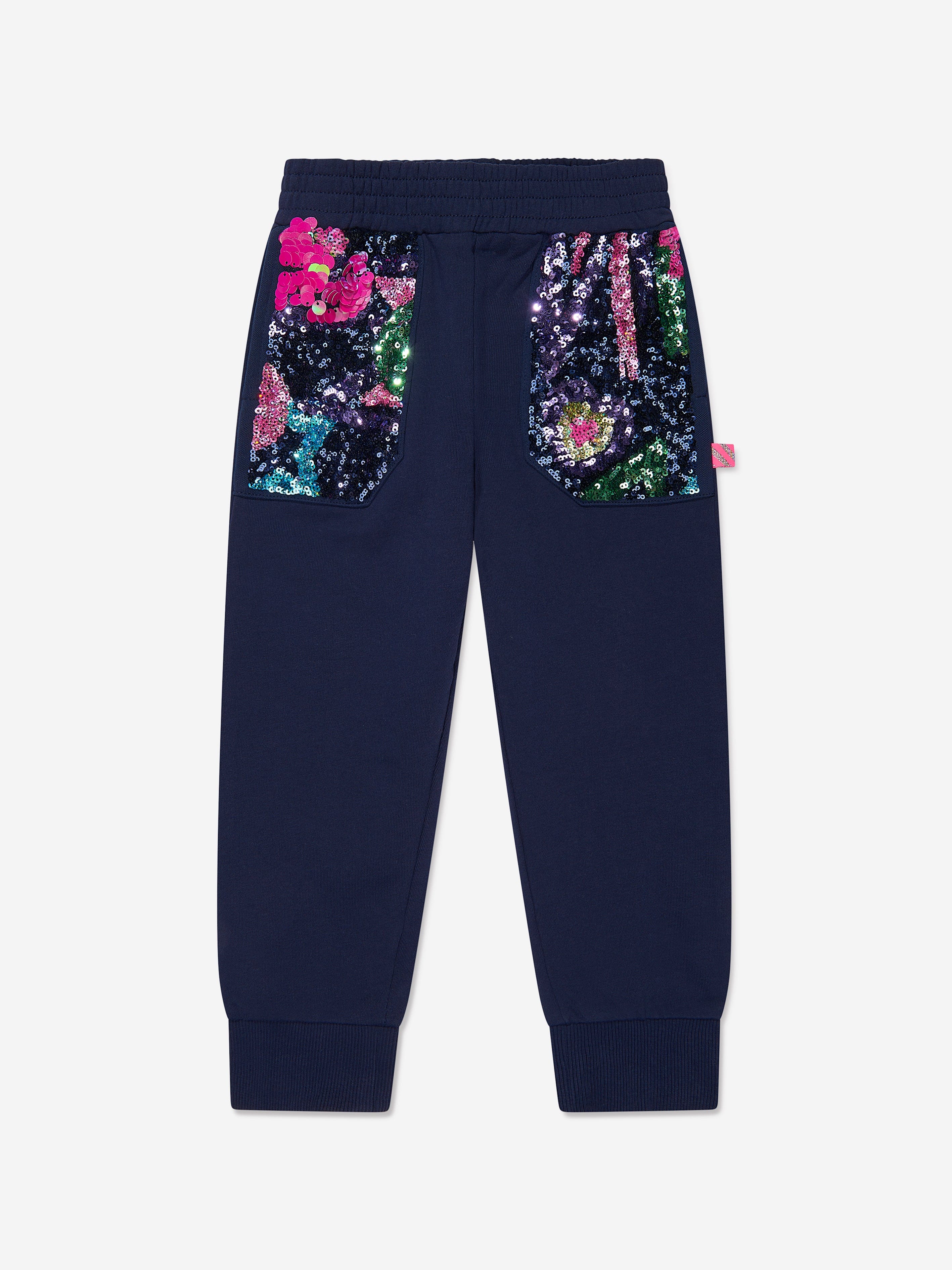 Billieblush Girls Sequin Tracksuit in Navy