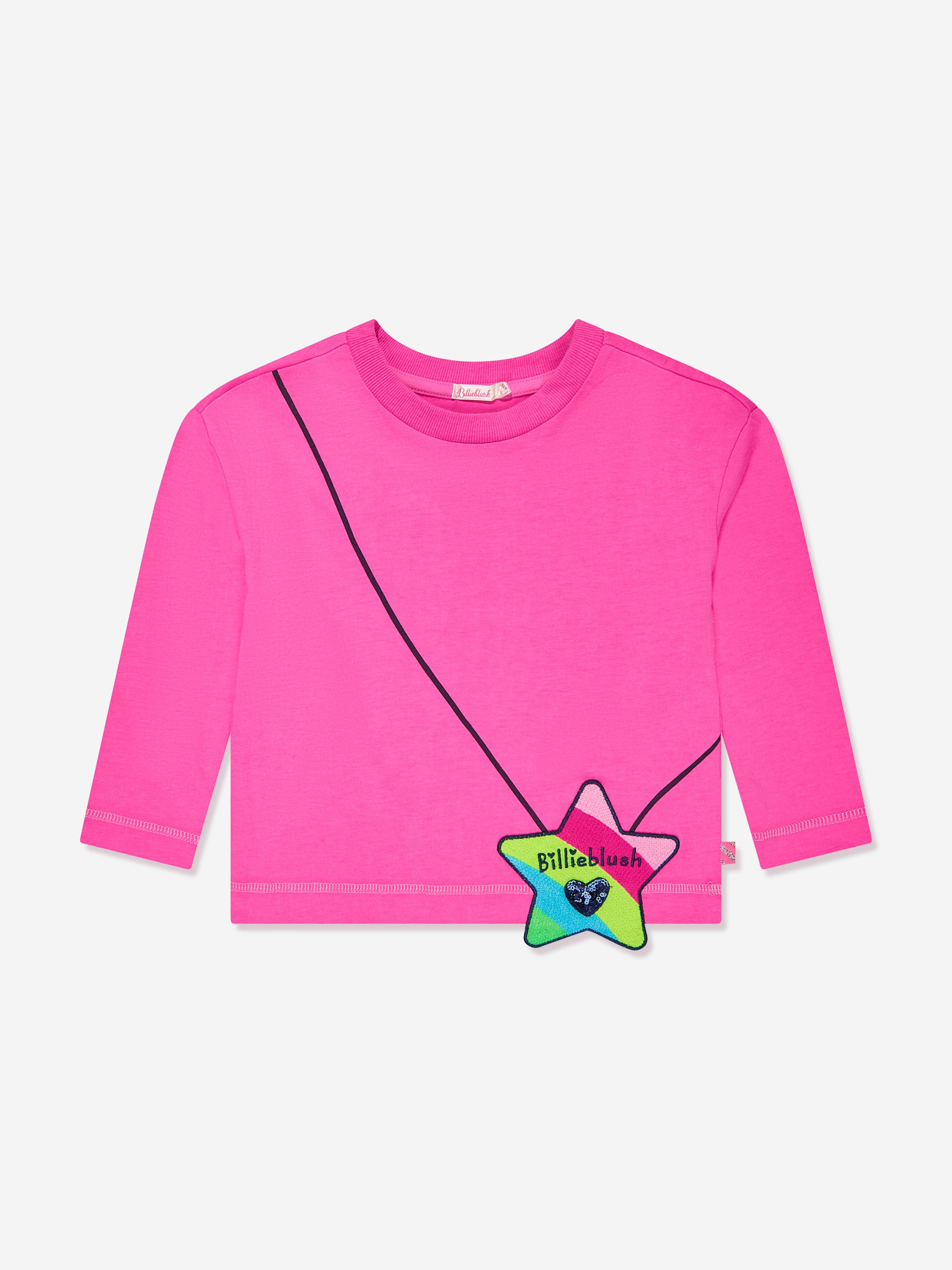 Billieblush Girls Long Sleeve T-Shirt in Pink