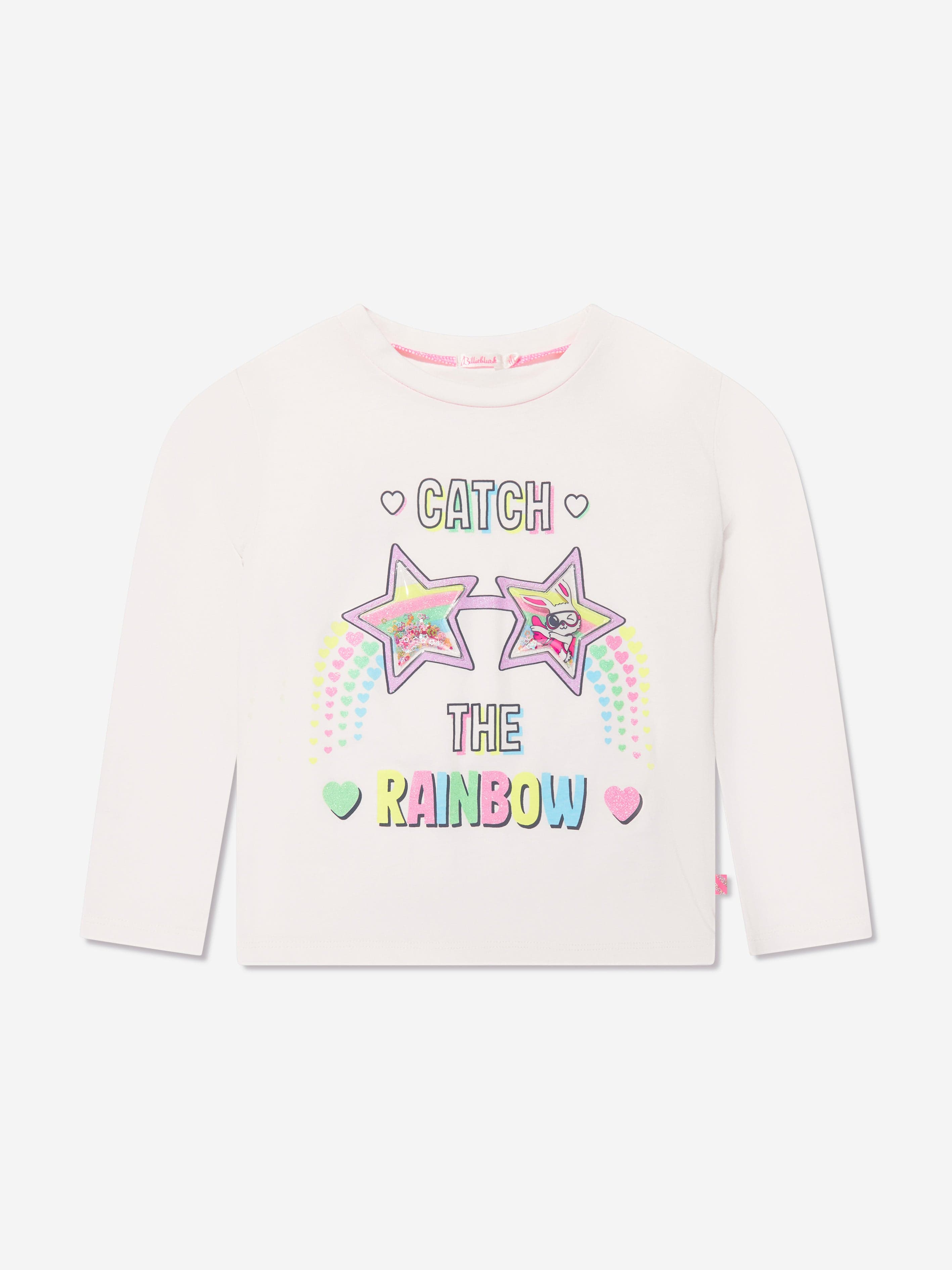 Billieblush Girls Long Sleeve T-Shirt in Ivory