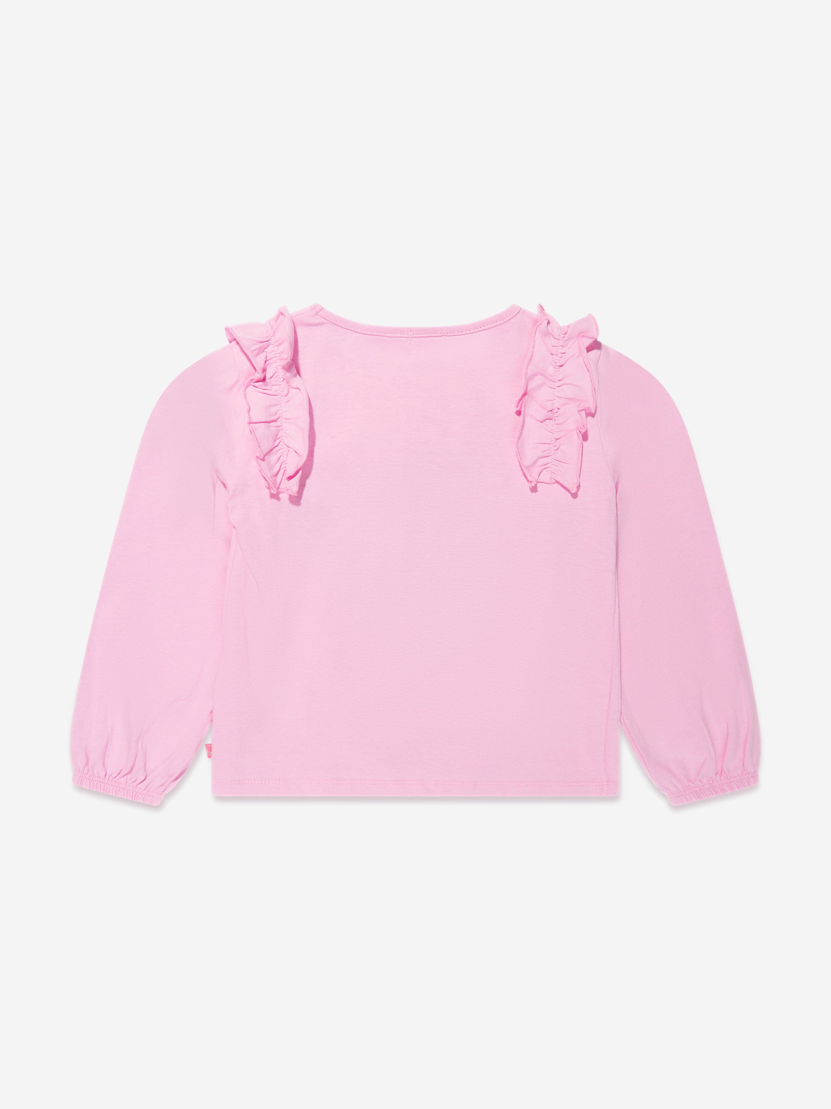 Billieblush Girls Amazing Long Sleeve T-Shirt in Pink