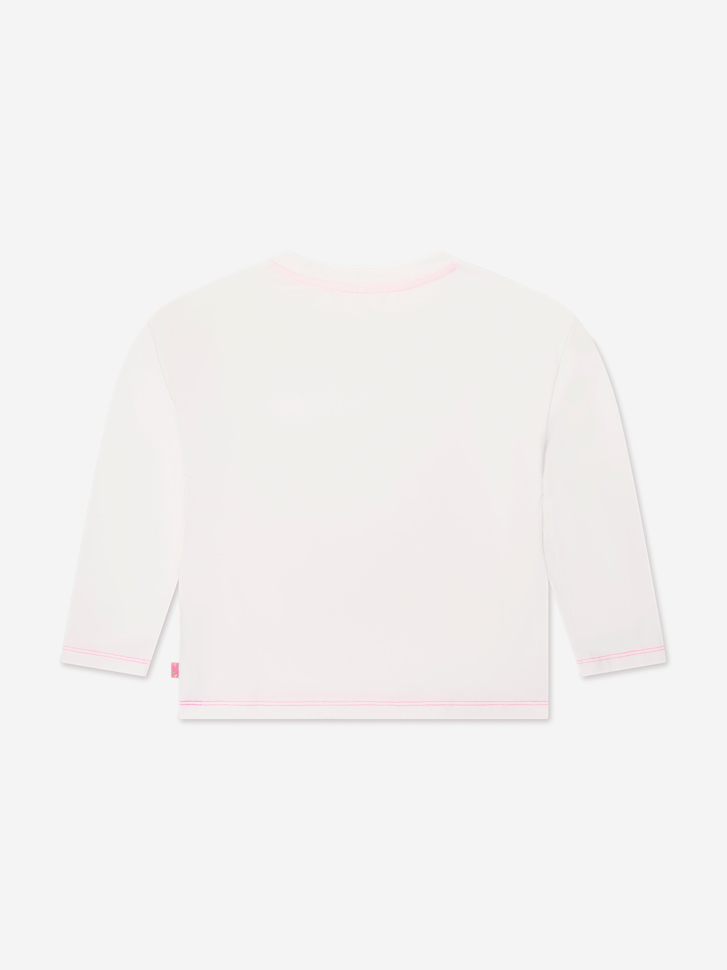 Billieblush Girls Long Sleeve T-Shirt in Ivory