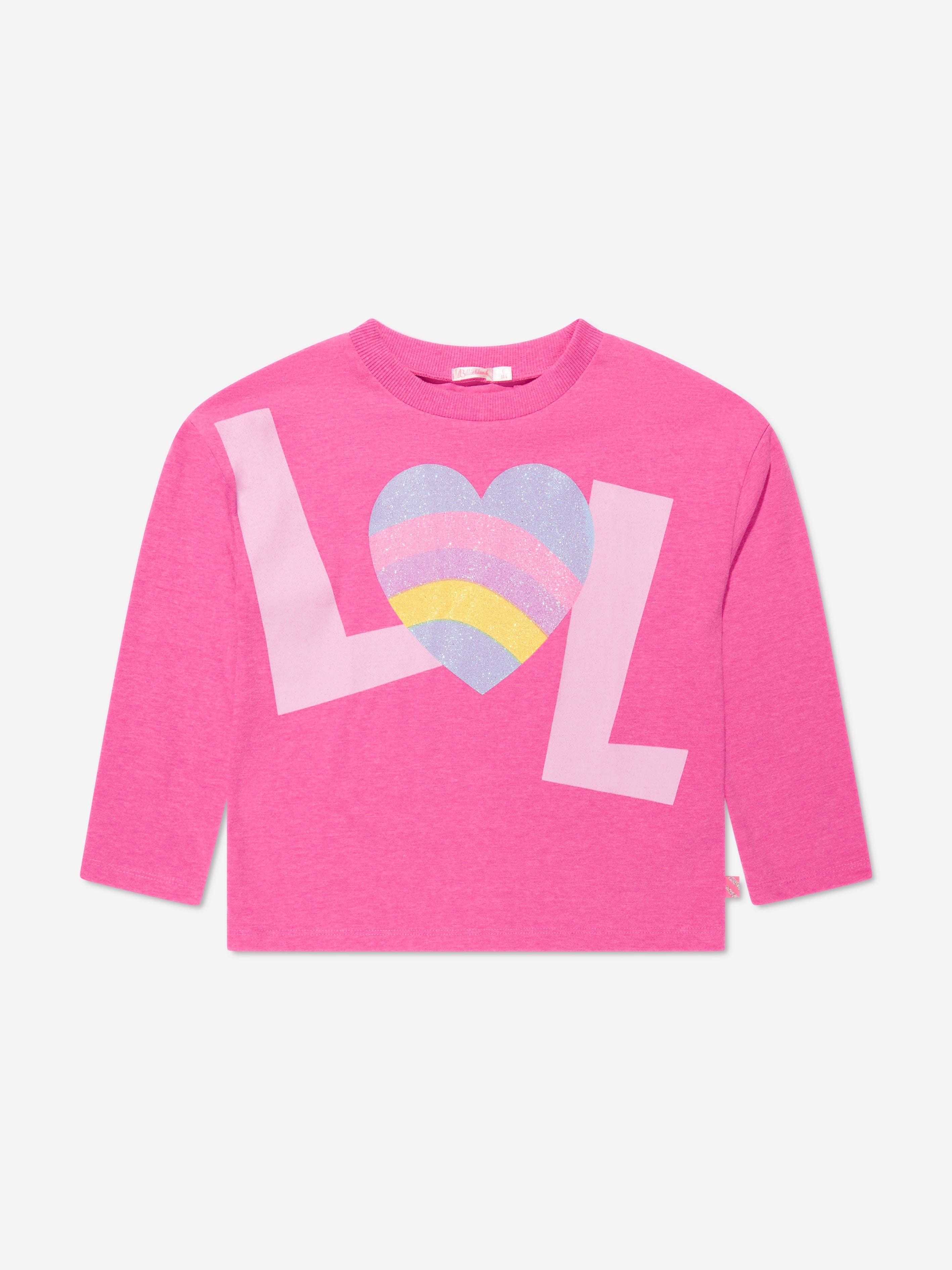 Billieblush Girls Long Sleeve T-Shirt in Pink