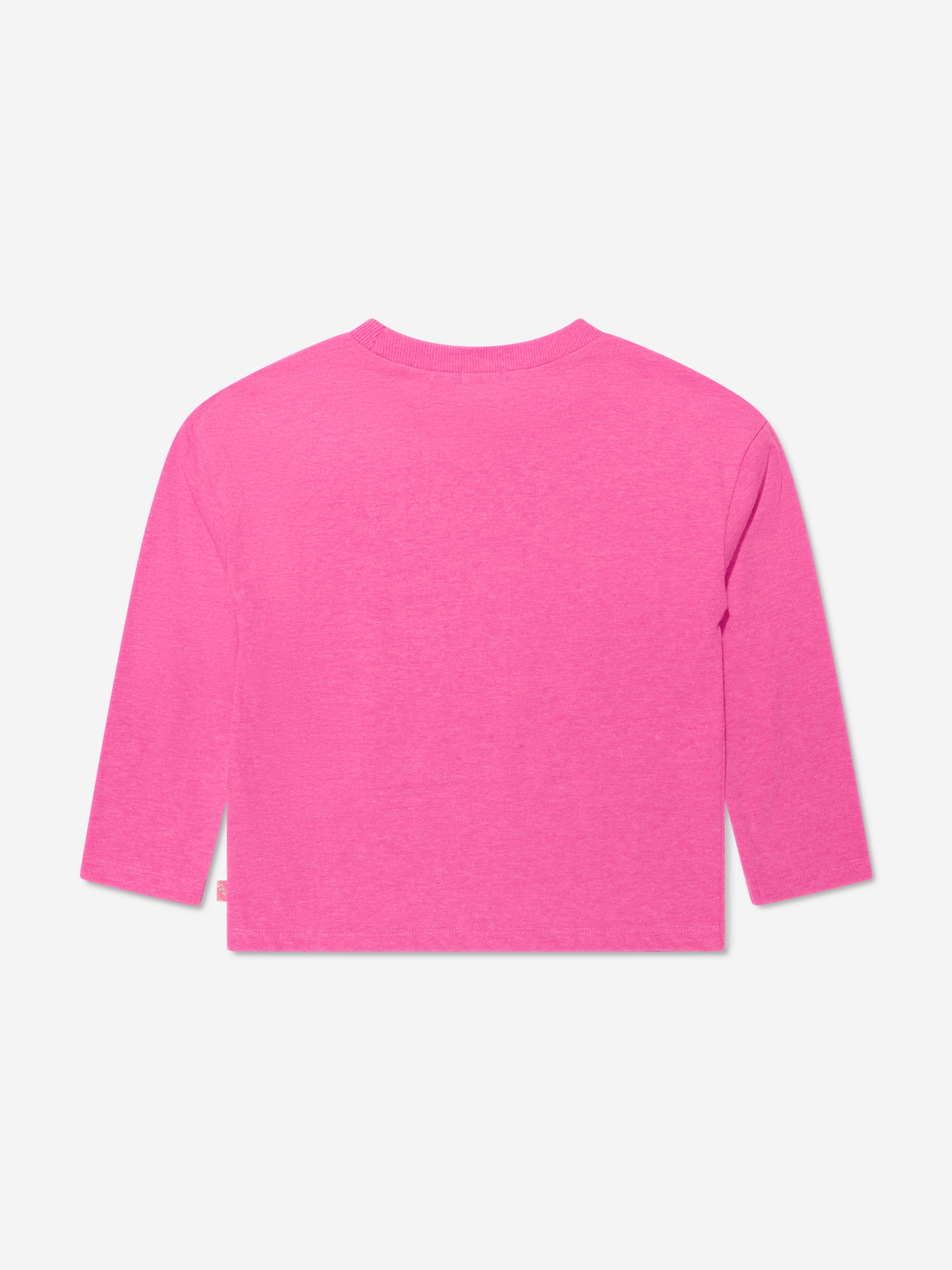 Billieblush Girls Long Sleeve T-Shirt in Pink