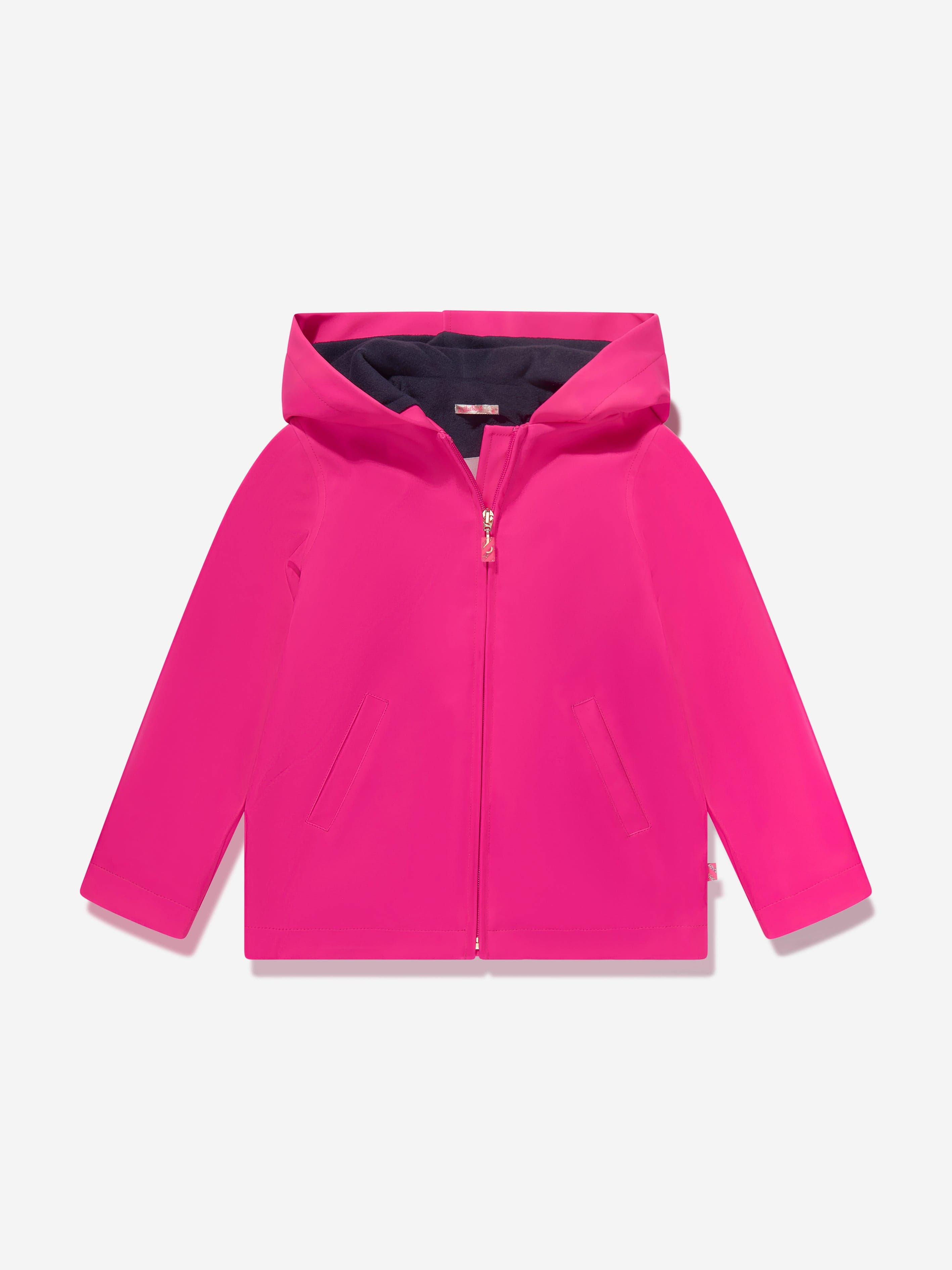 Billieblush Girls Hooded Raincoat in Pink