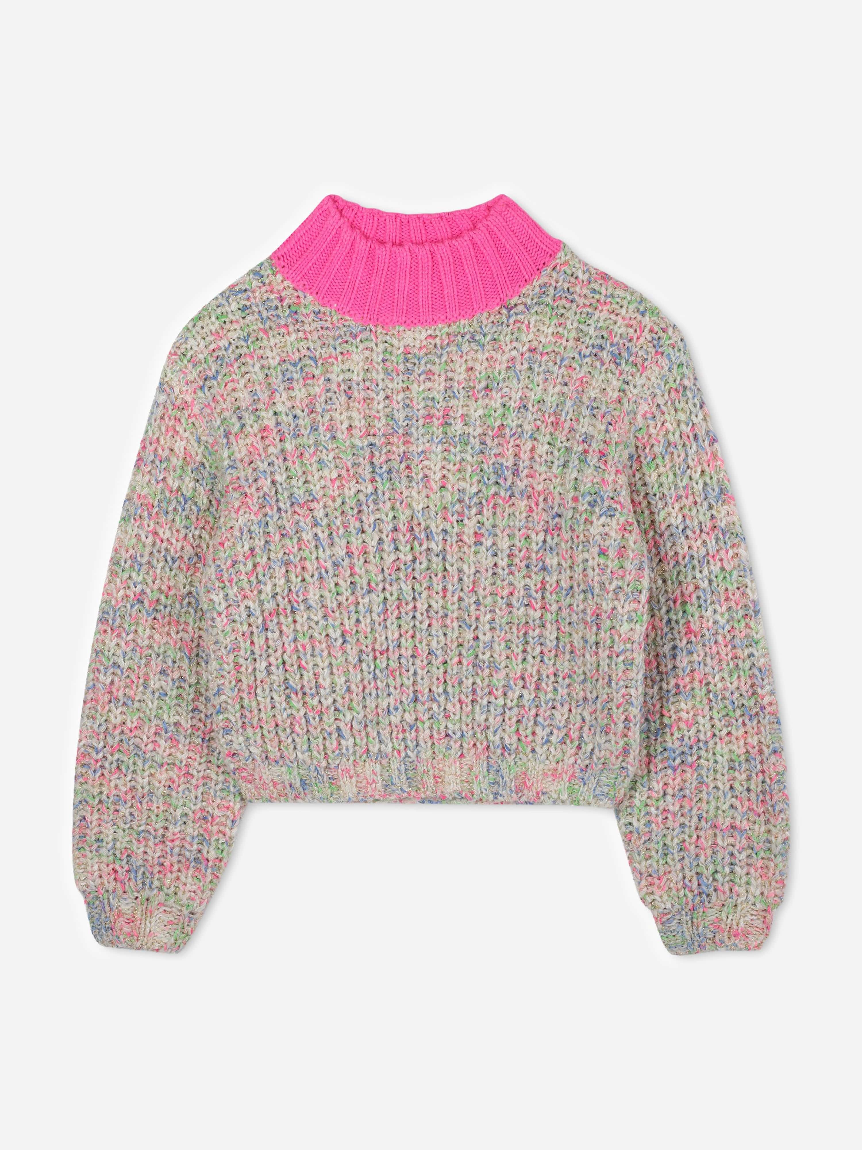 Billieblush Girls Knitted Jumper in Multicolour