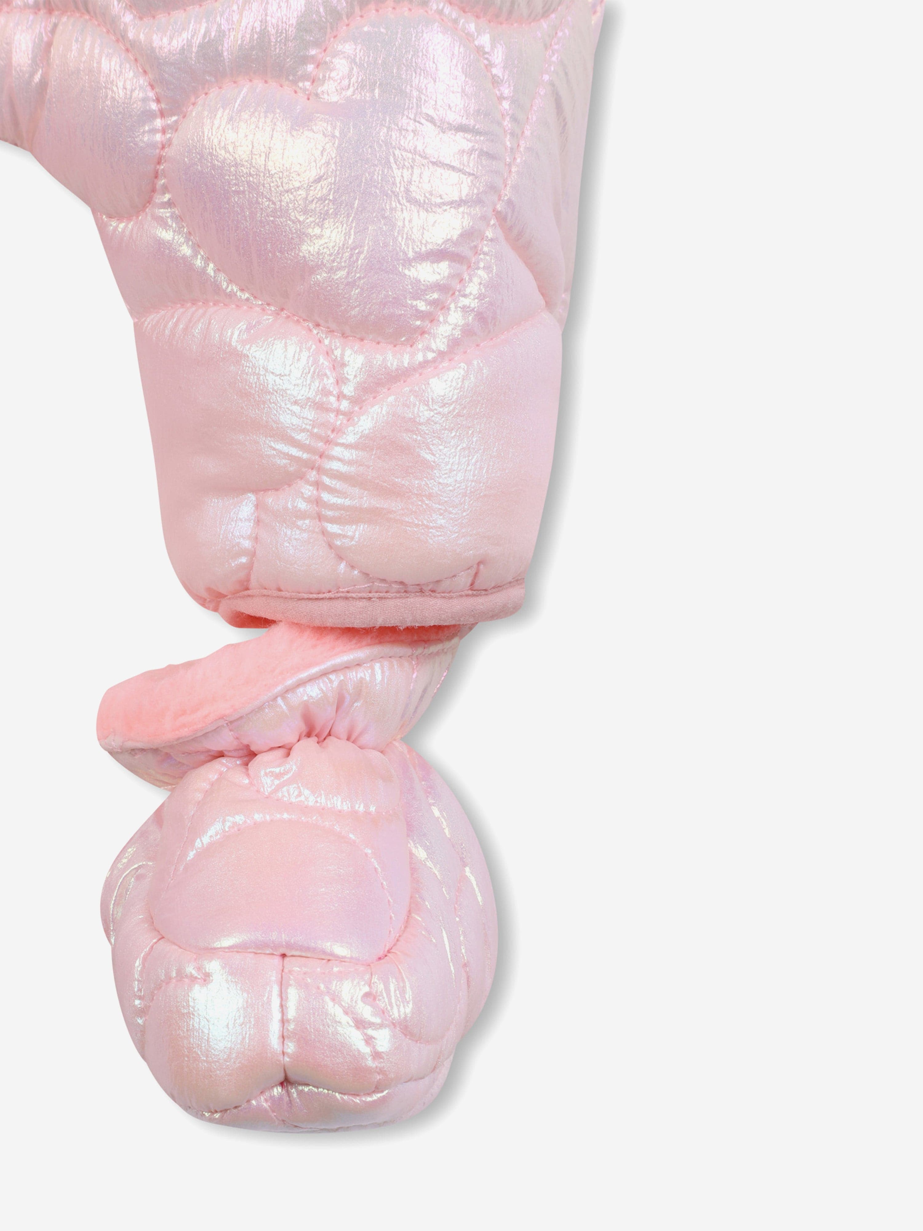 Billieblush Baby Girls Bow Snowsuit in Pink