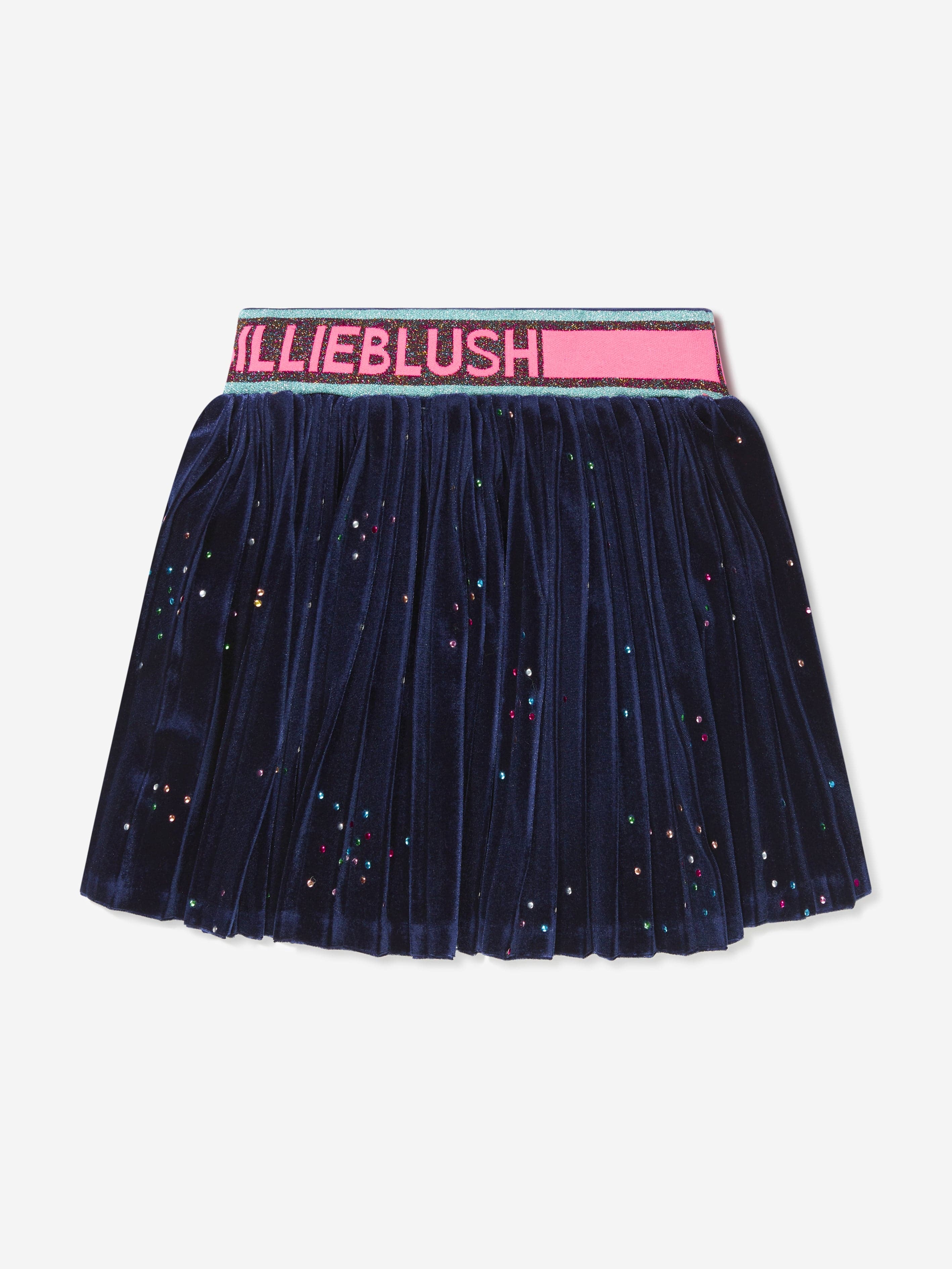 Billieblush Girls Velour Glitter Skirt