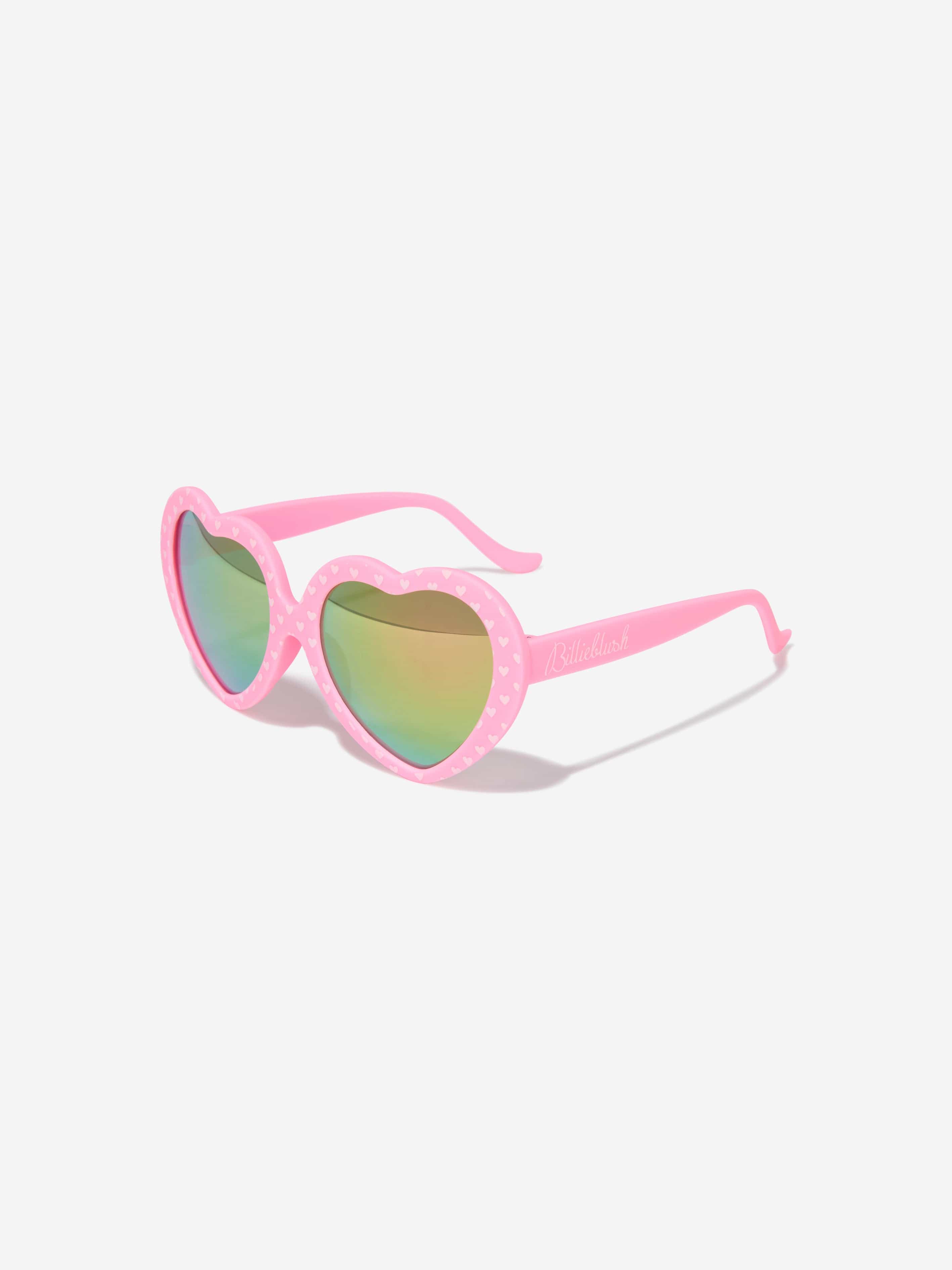 Billieblush Girls Anti UV 400 Heart Sunglasses in Pink