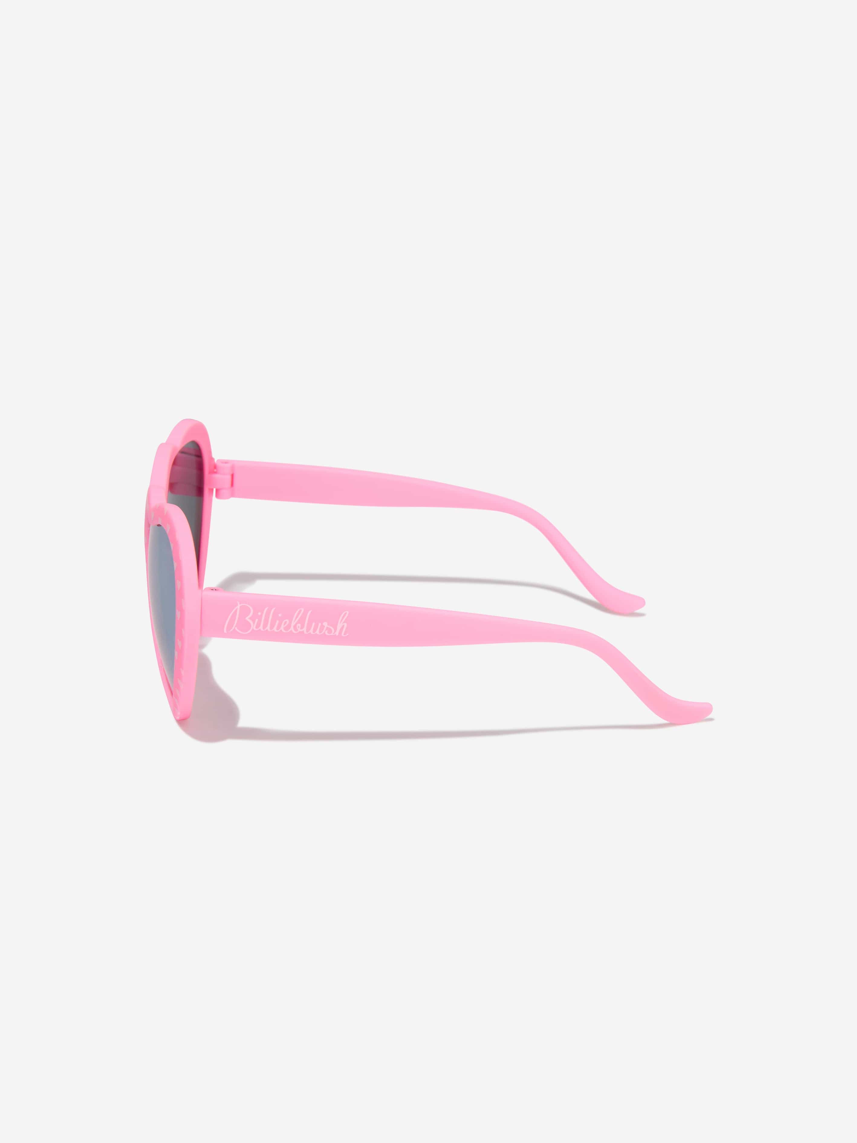 Billieblush Girls Anti UV 400 Heart Sunglasses in Pink