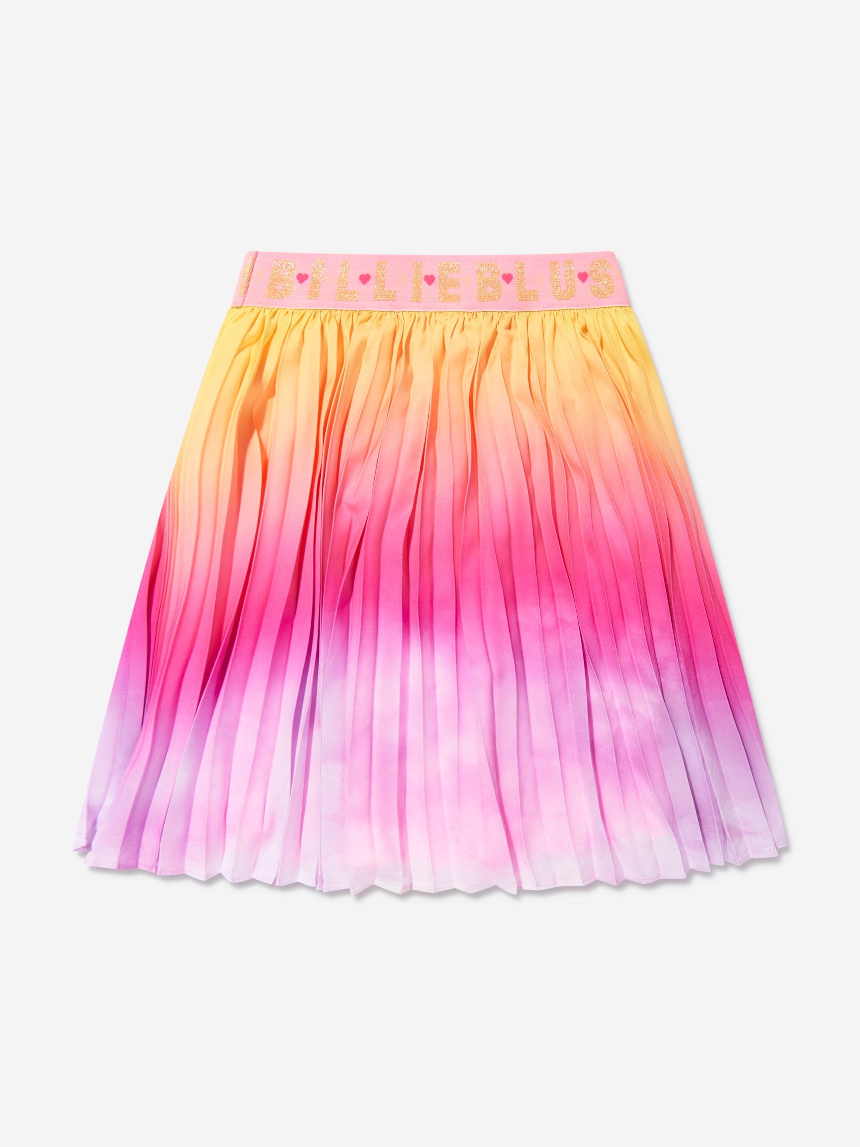 Billieblush Girls Pleated Gradient Skirt in Multicolour