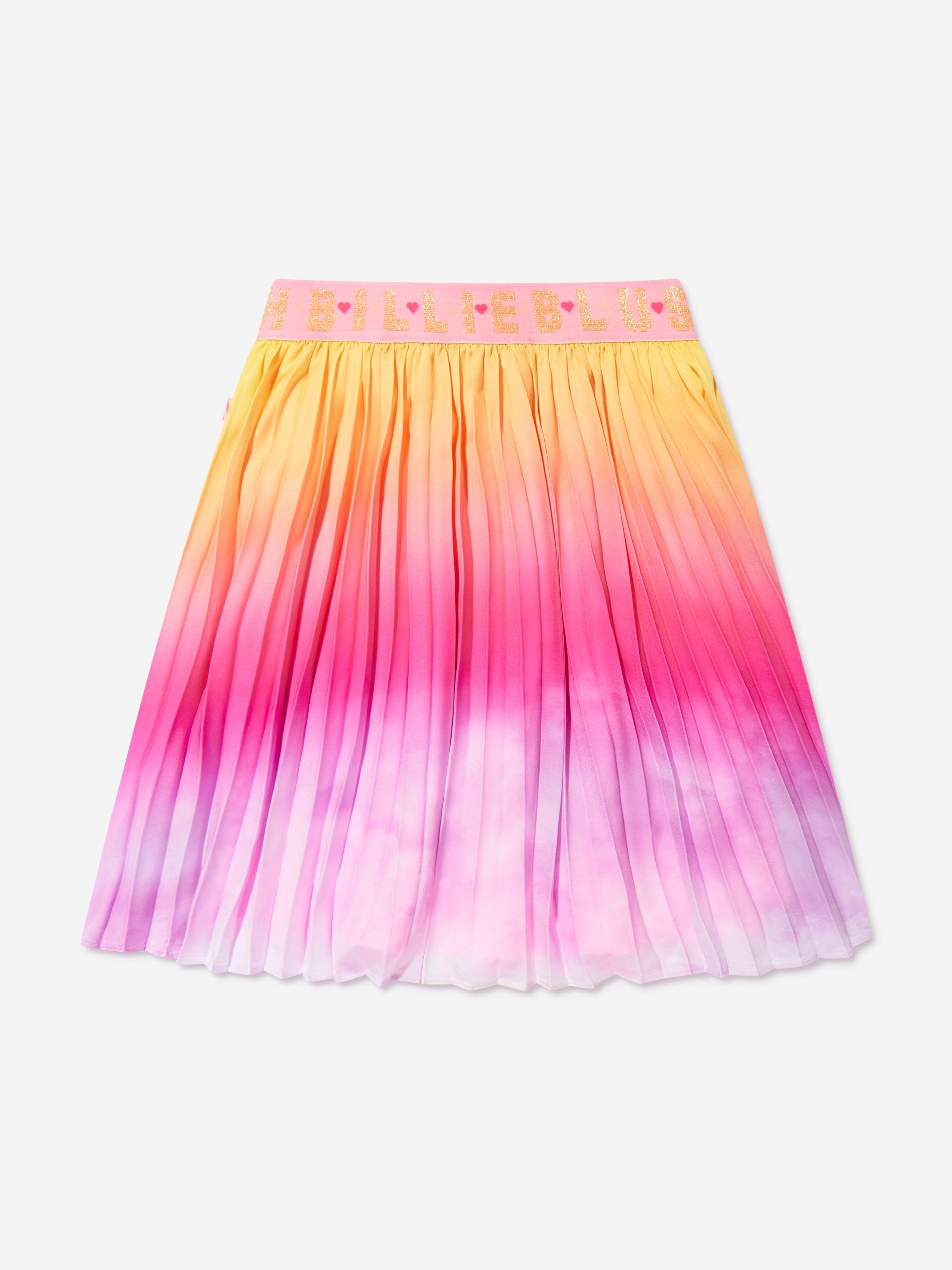 Billieblush Girls Pleated Gradient Skirt in Multicolour