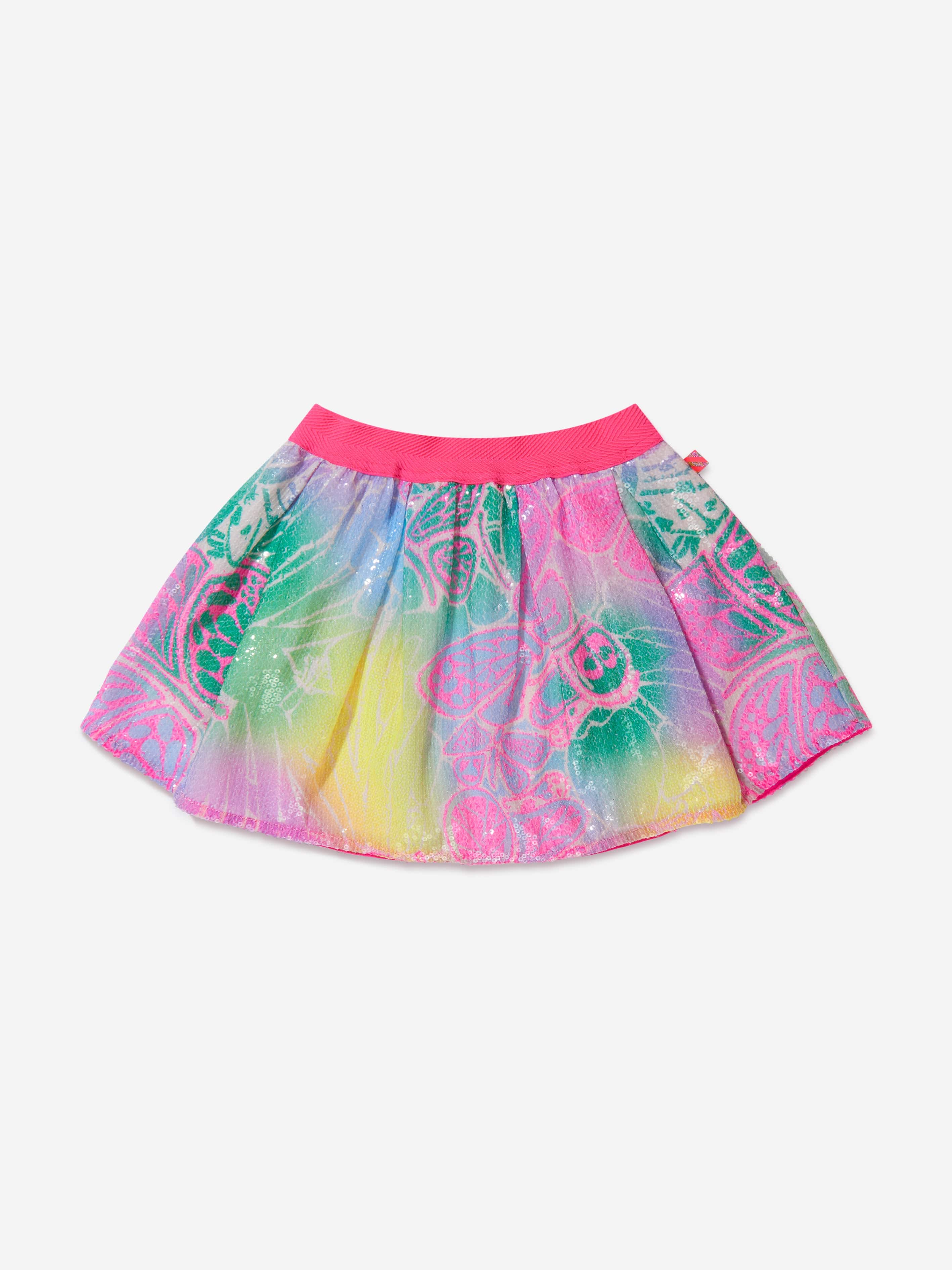 Billieblush Girls Sequin Butterfly Skirt in Multicolour