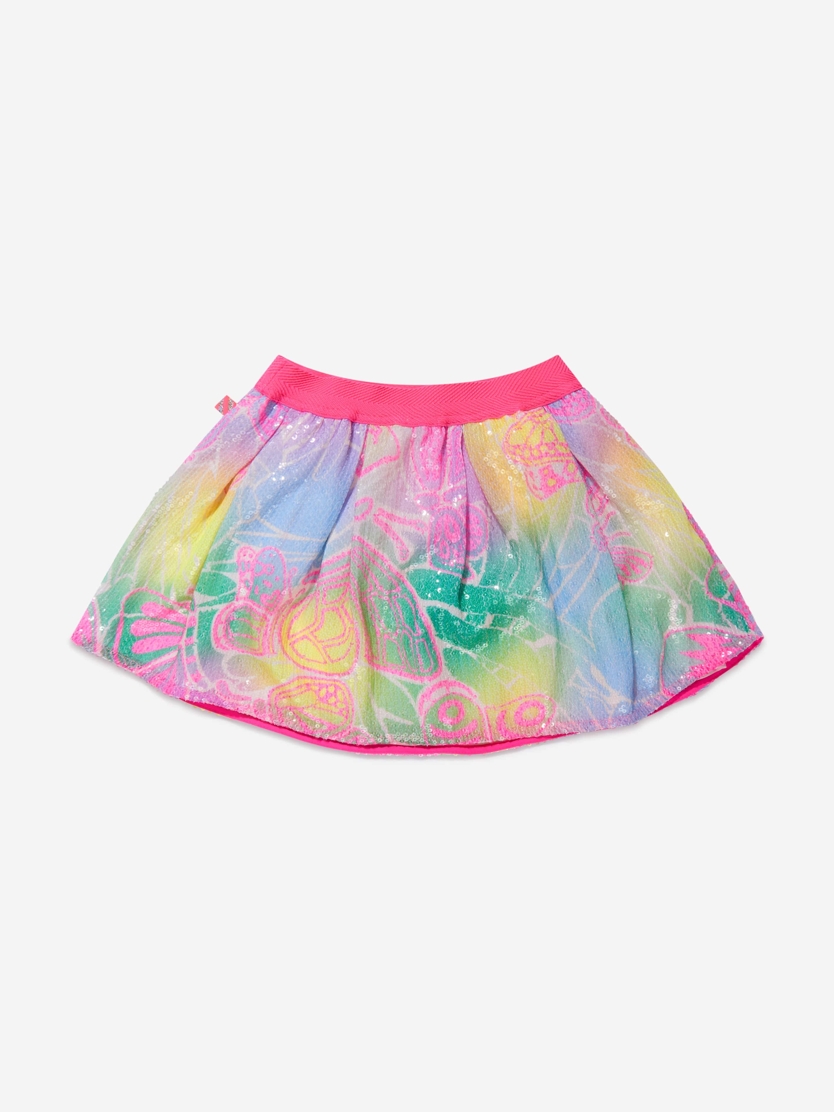 Billieblush Girls Sequin Butterfly Skirt in Multicolour