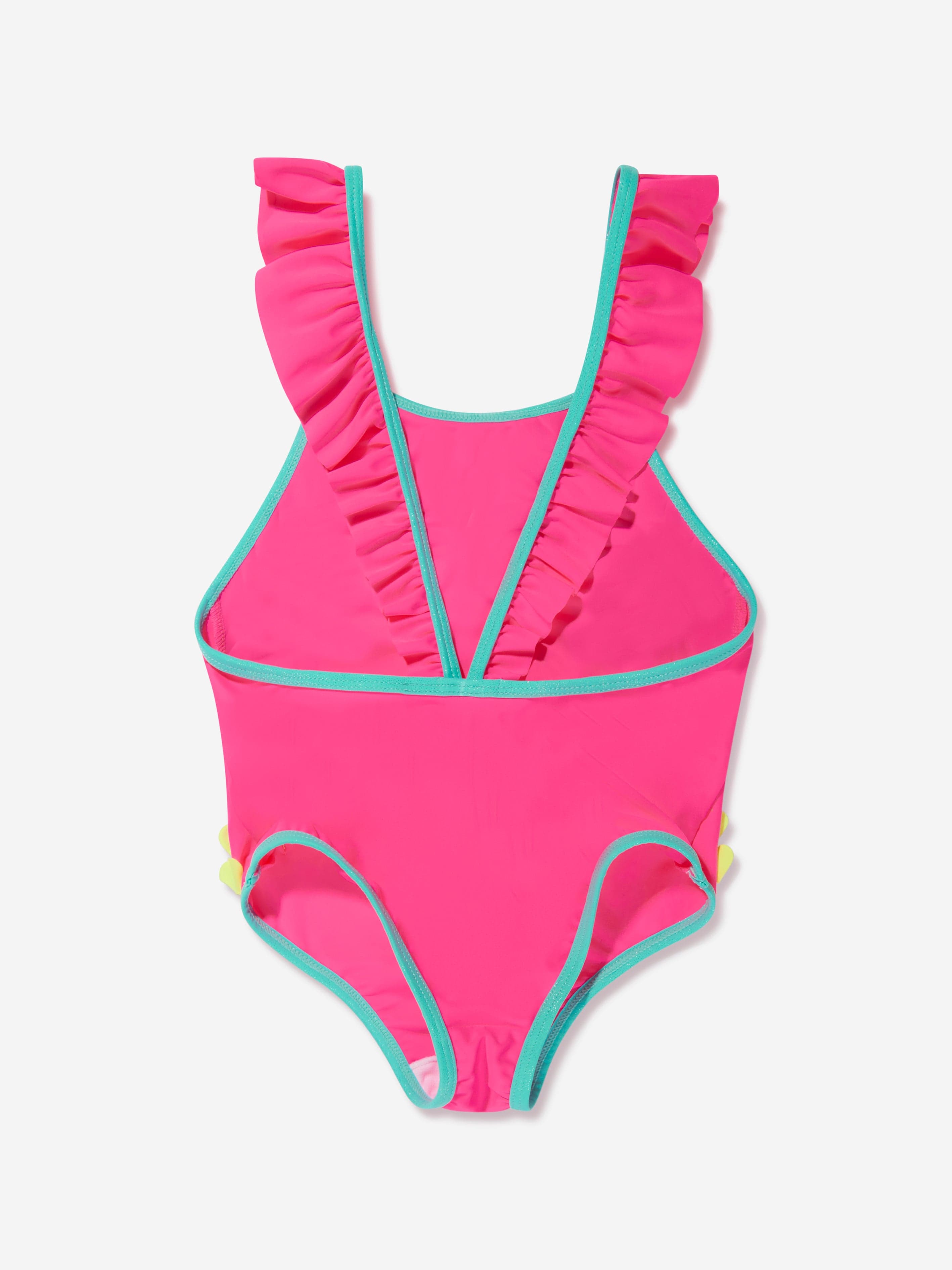 Billieblush Girls Big Love Swimming Costume in Pink