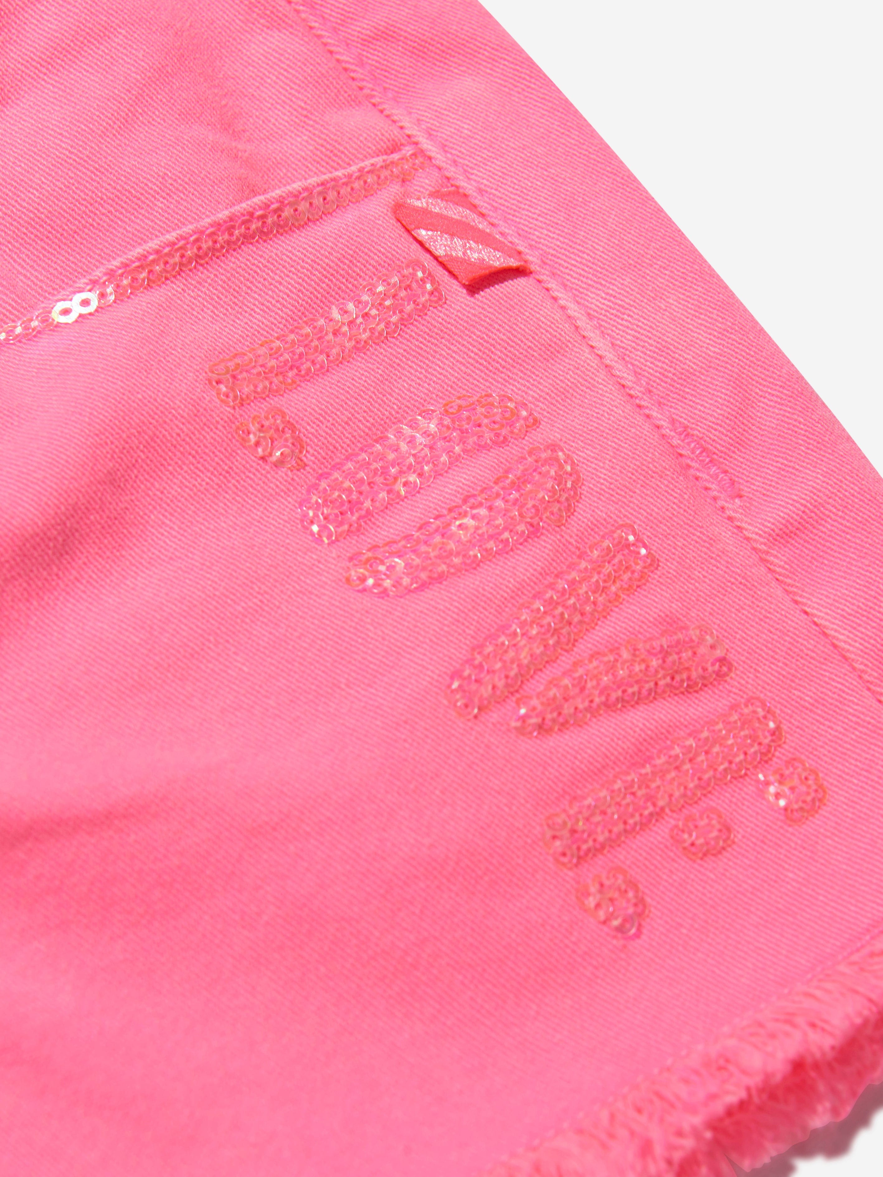 Billieblush Girls Love Shorts in Pink