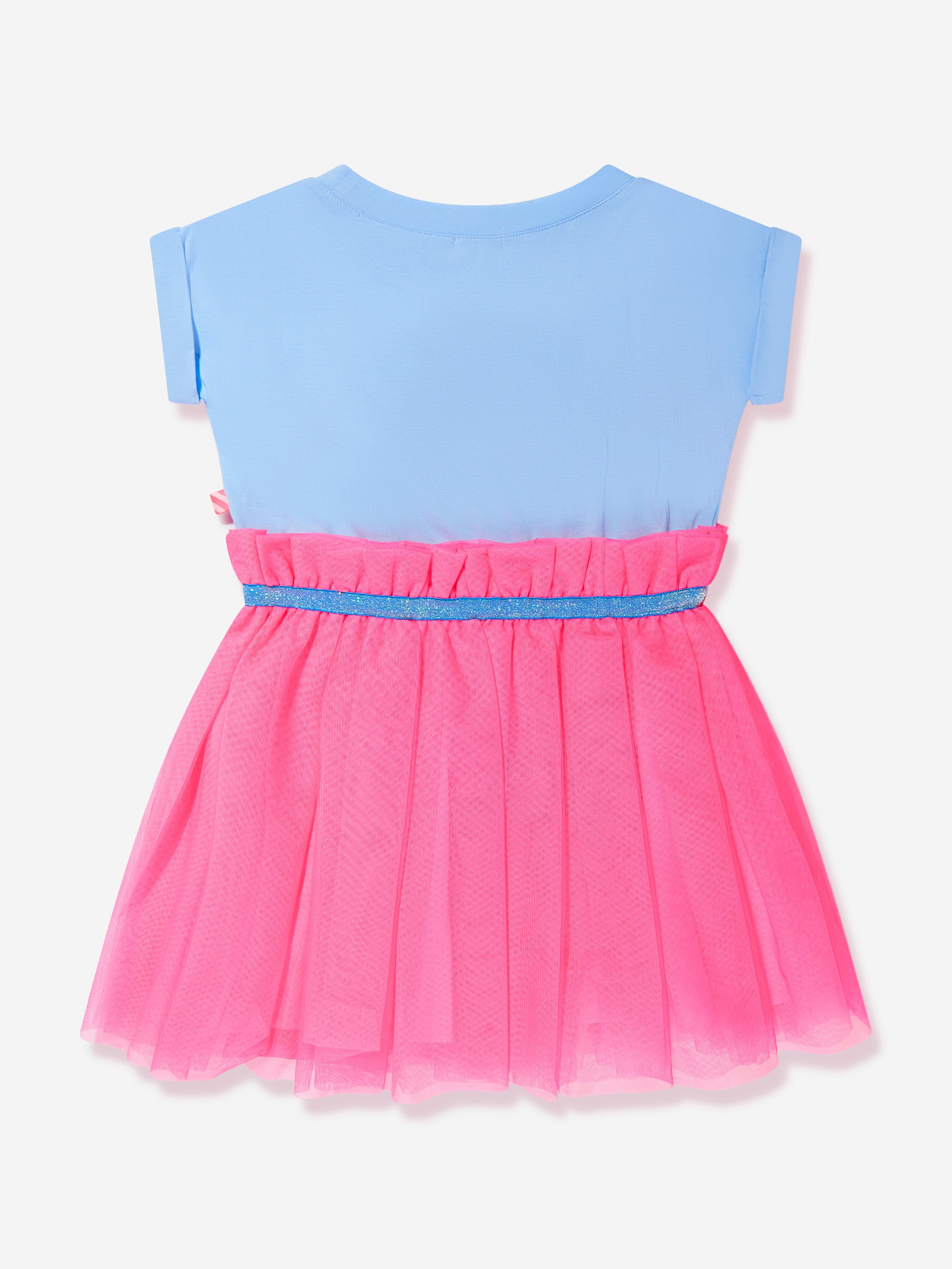 Billieblush Girls Good Vibes Dress in Blue