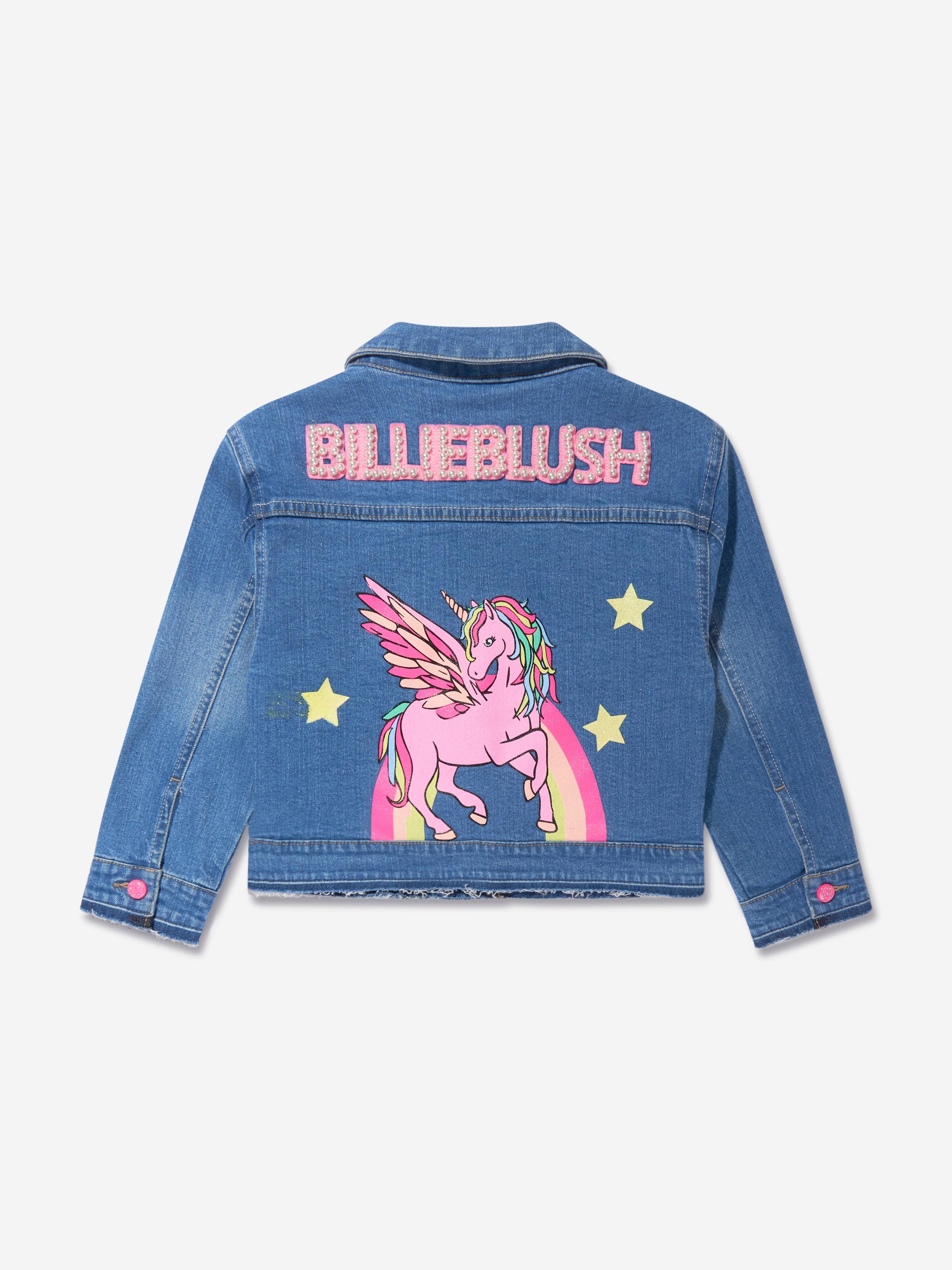 Billieblush Girls Denim Jacket in Blue