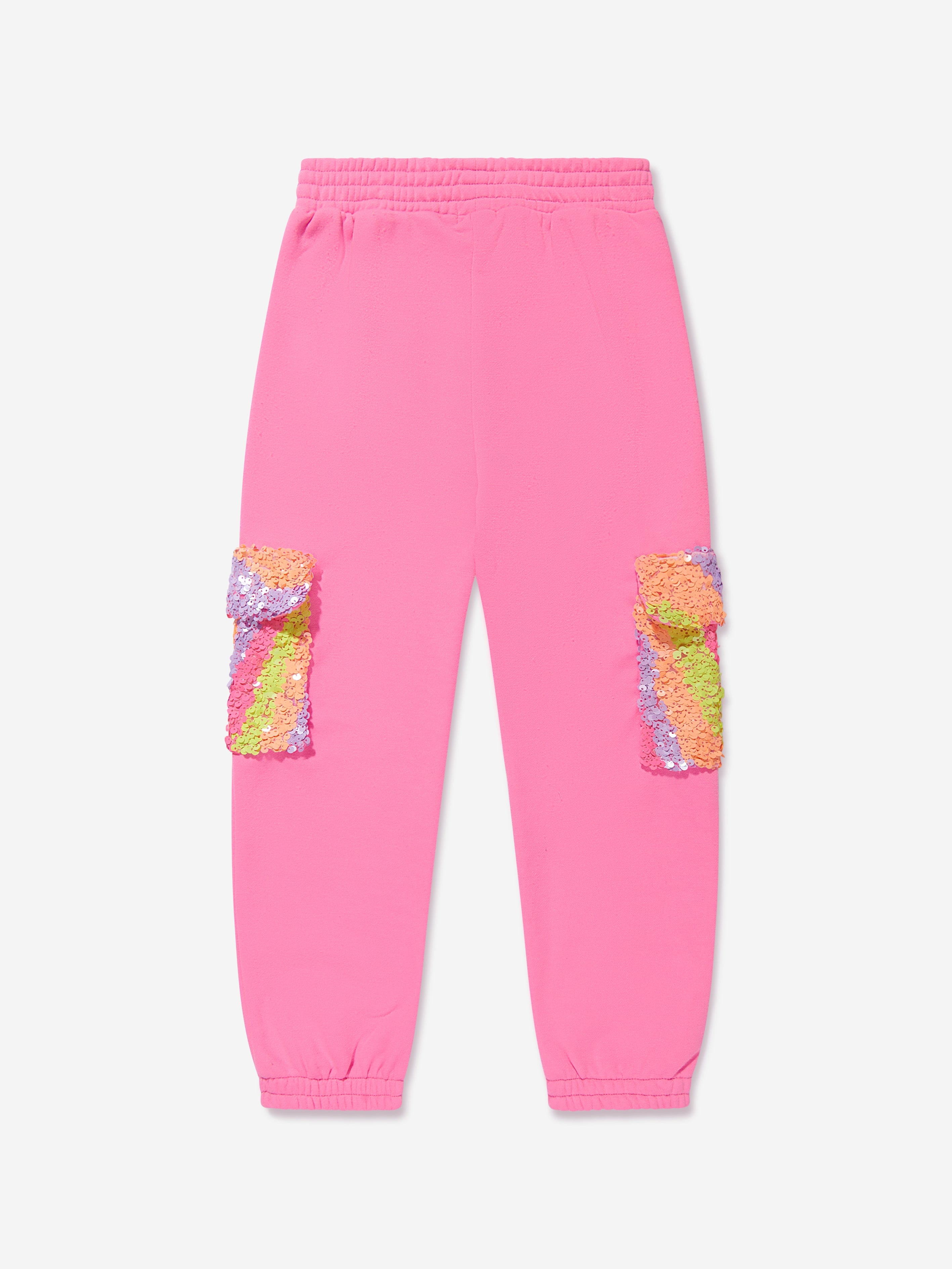 Billieblush Girls Sequin Pocket Joggers in Pink