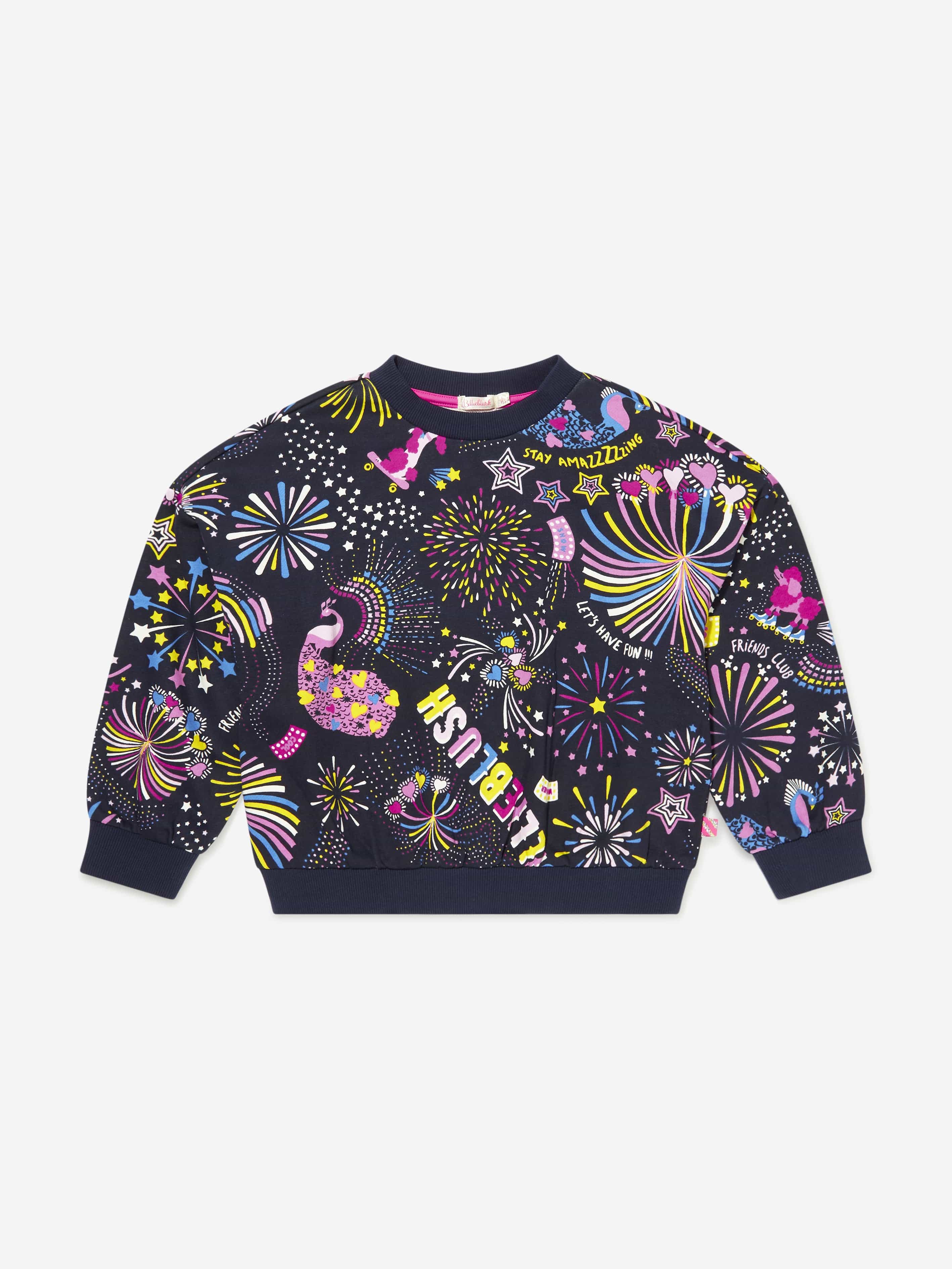 Billieblush Girls All Over Print Sweatshirt