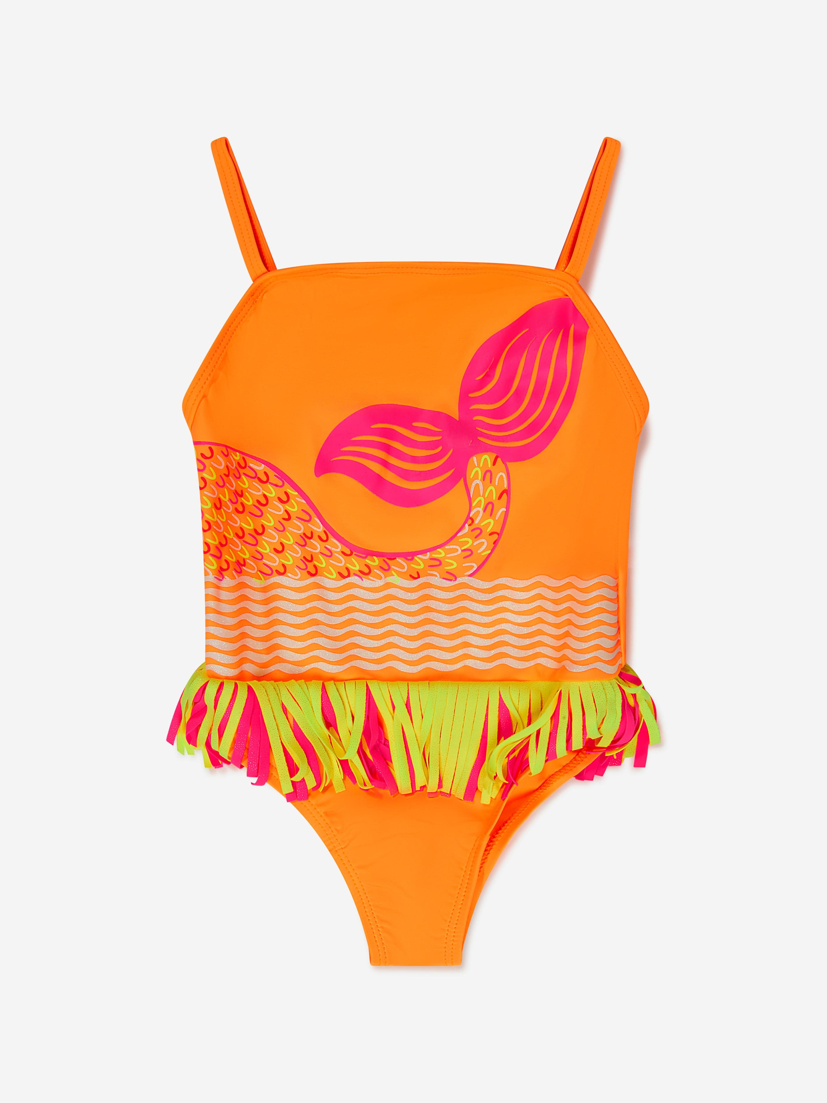 Billieblush Girls Fringed Mermaid Swimsuit