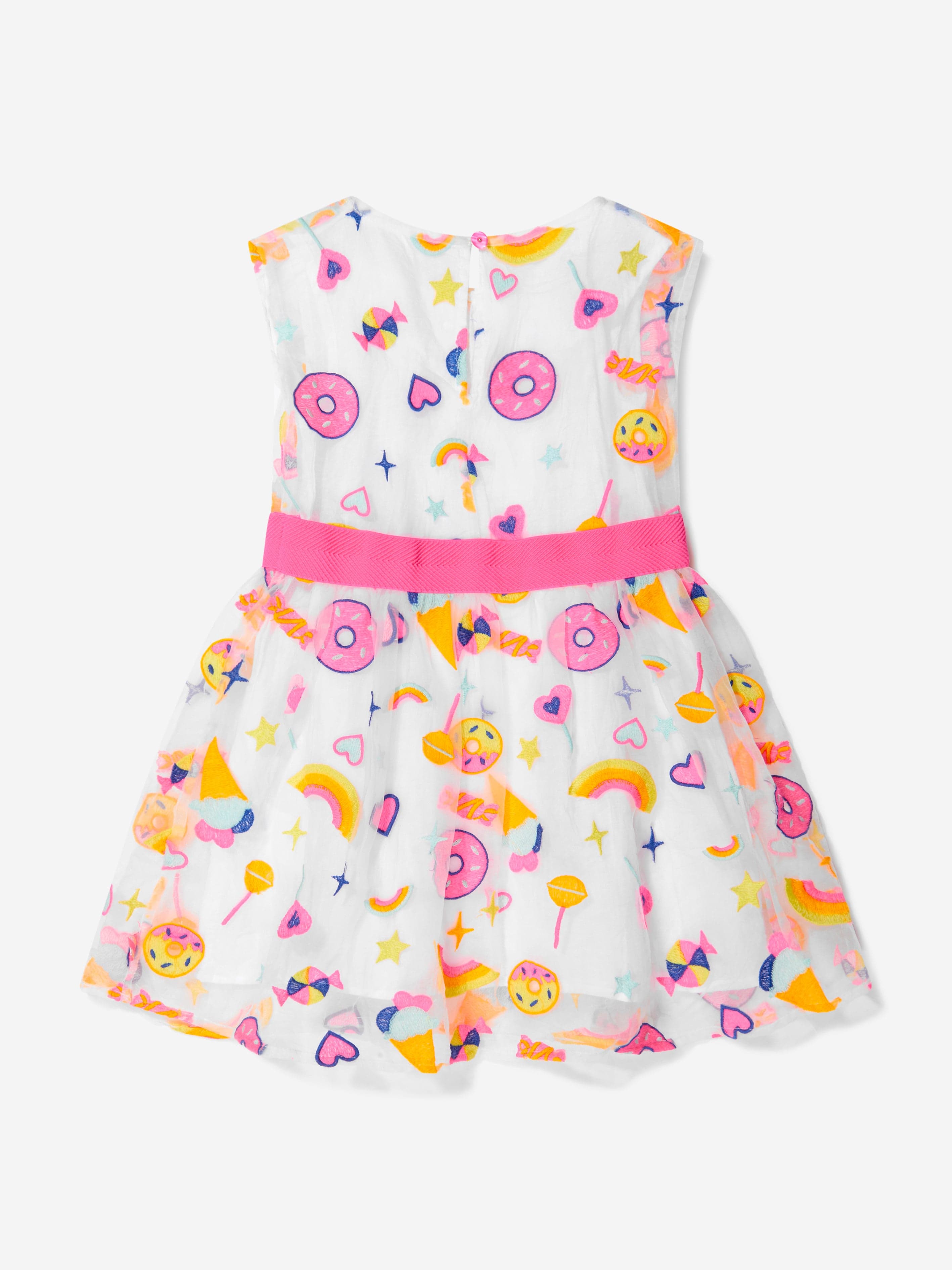 Billieblush Girls Embroidered Organza Sweet Treats Dress