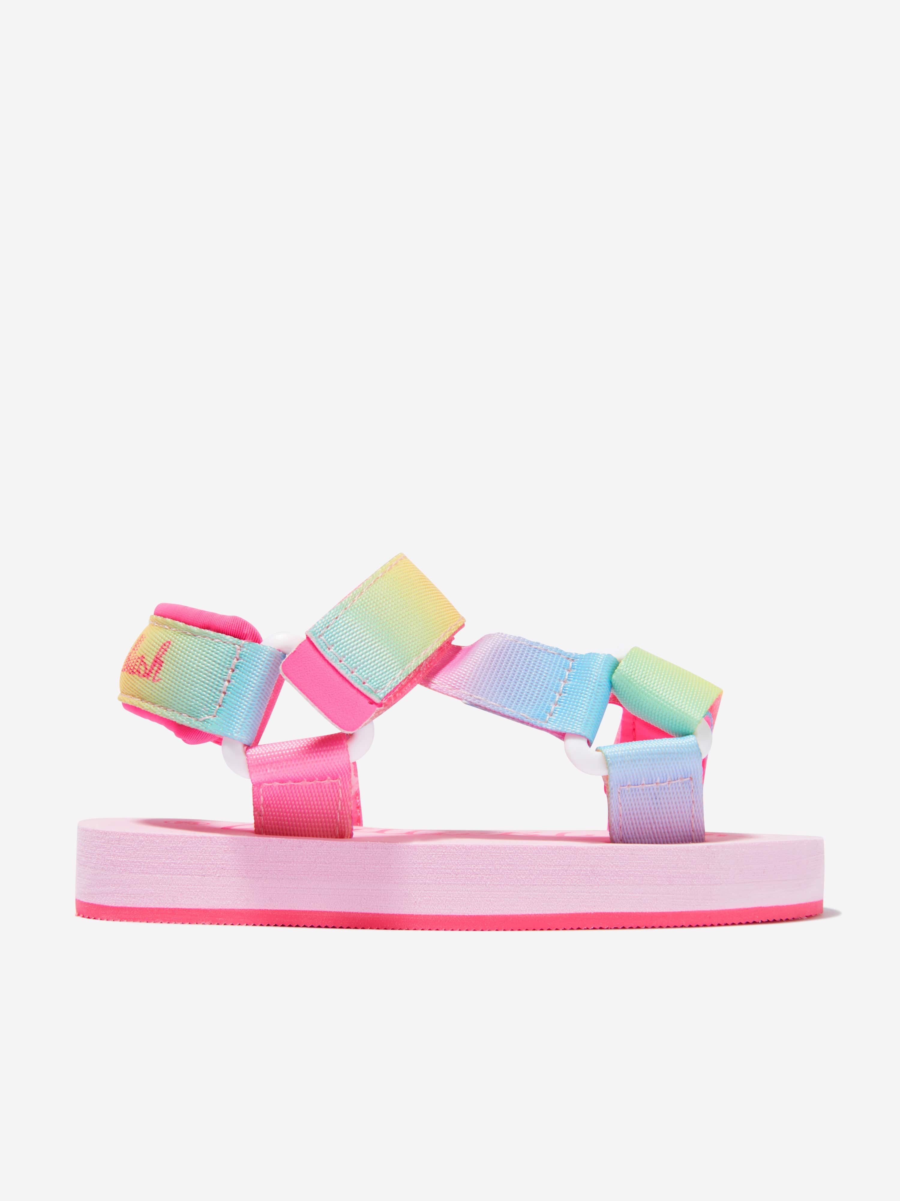 Billieblush Girls EVA Logo Print Sandals