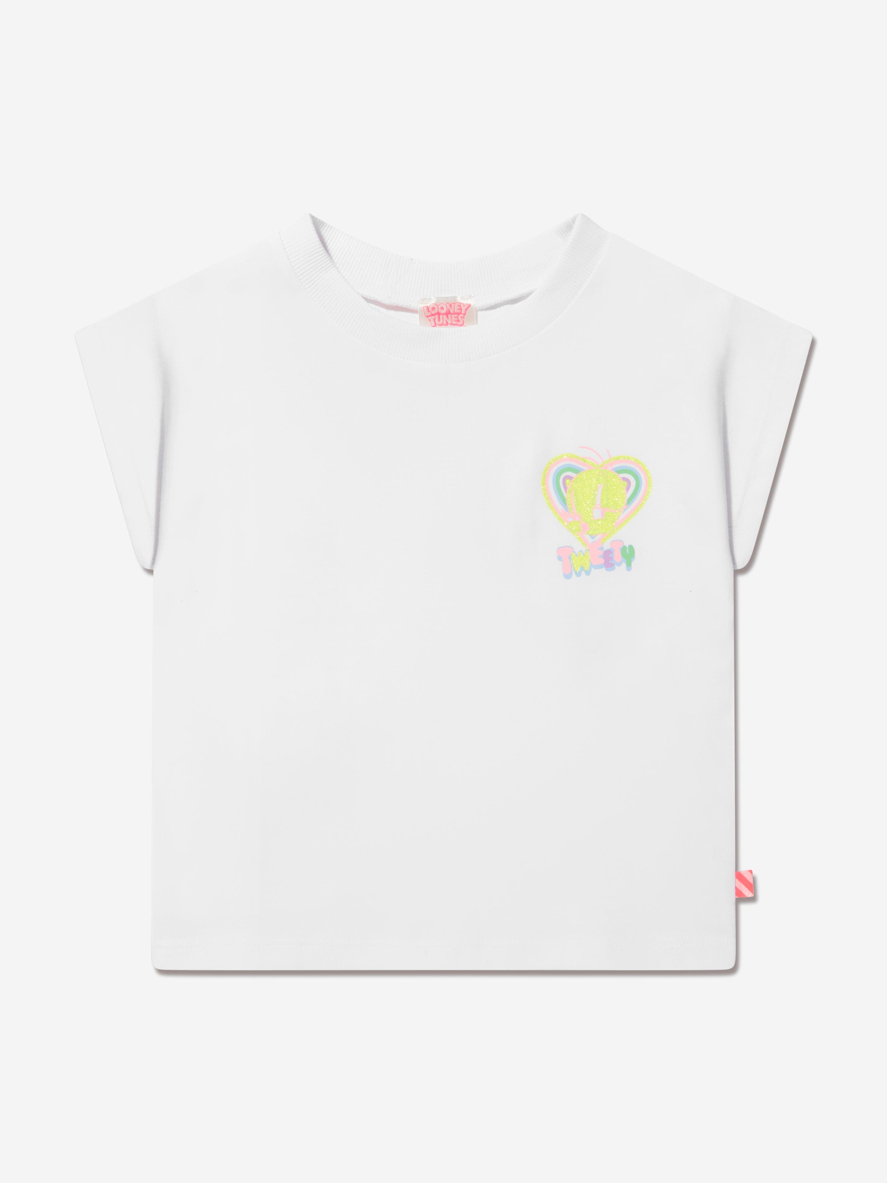 Billieblush Girls Tweety Bird T-Shirt In White