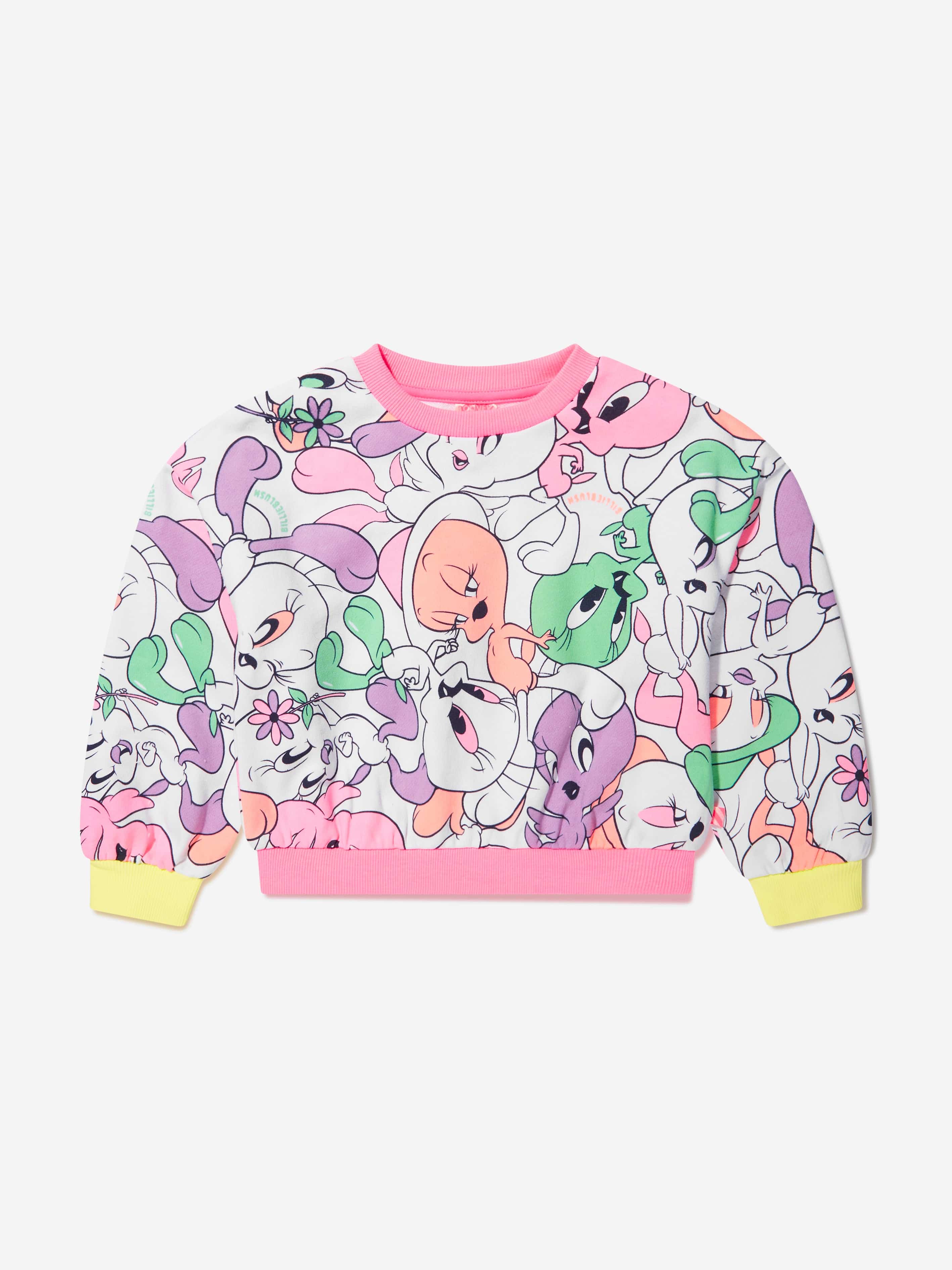 Billieblush Girls Tweety Bird Sweatshirt In White