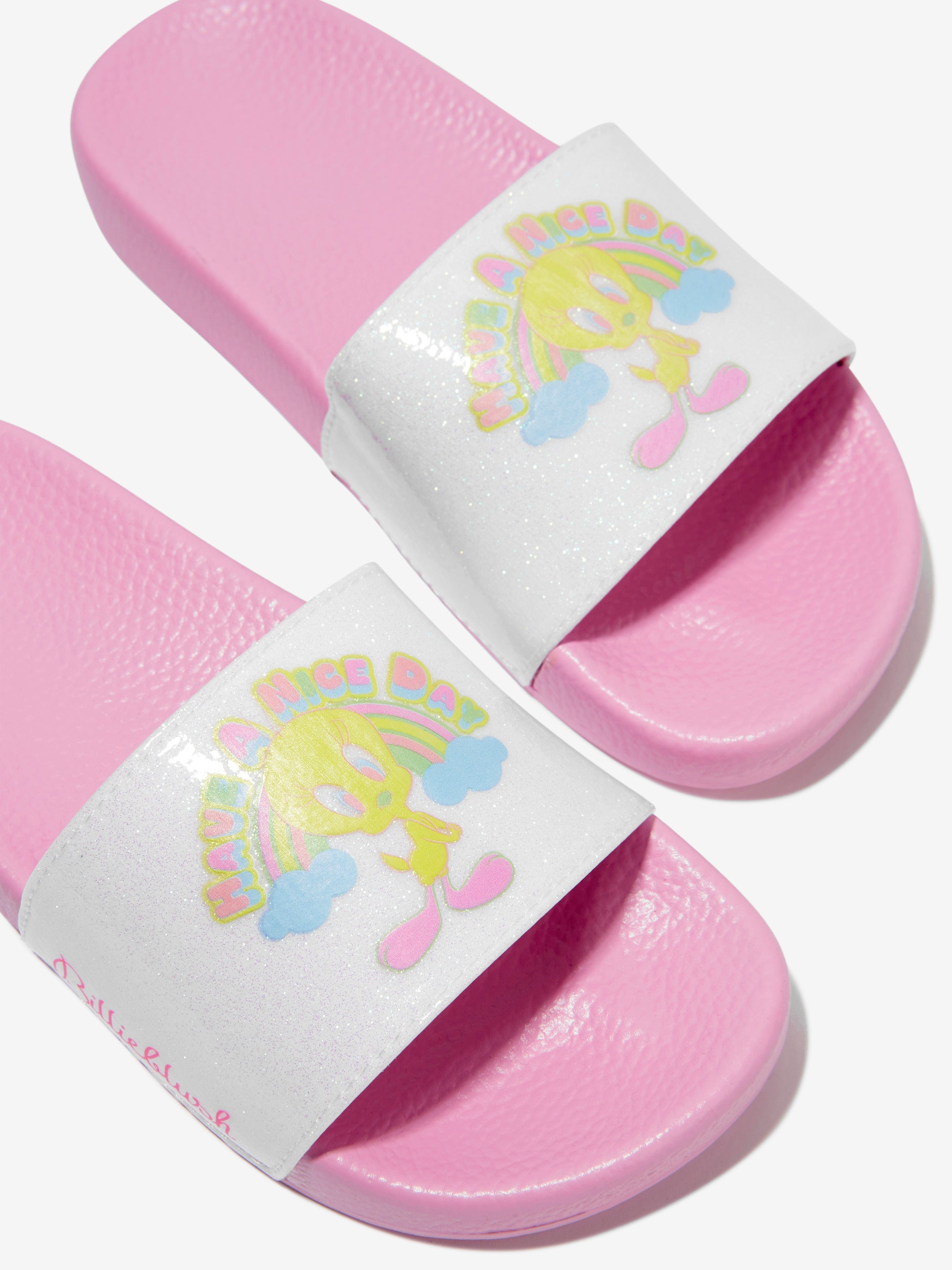 Billieblush Girls Tweety Bird Sliders In Multicolour