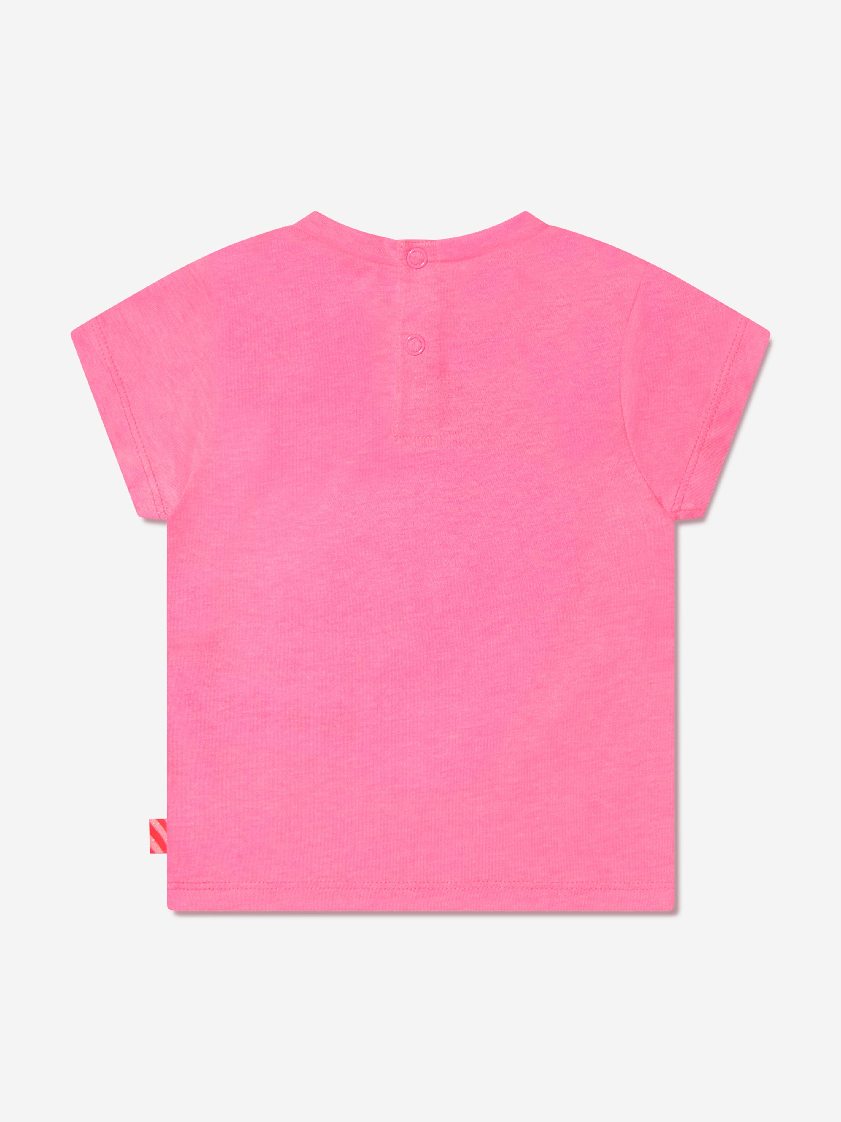 Billieblush Baby Girls Hearts T-Shirt in Pink