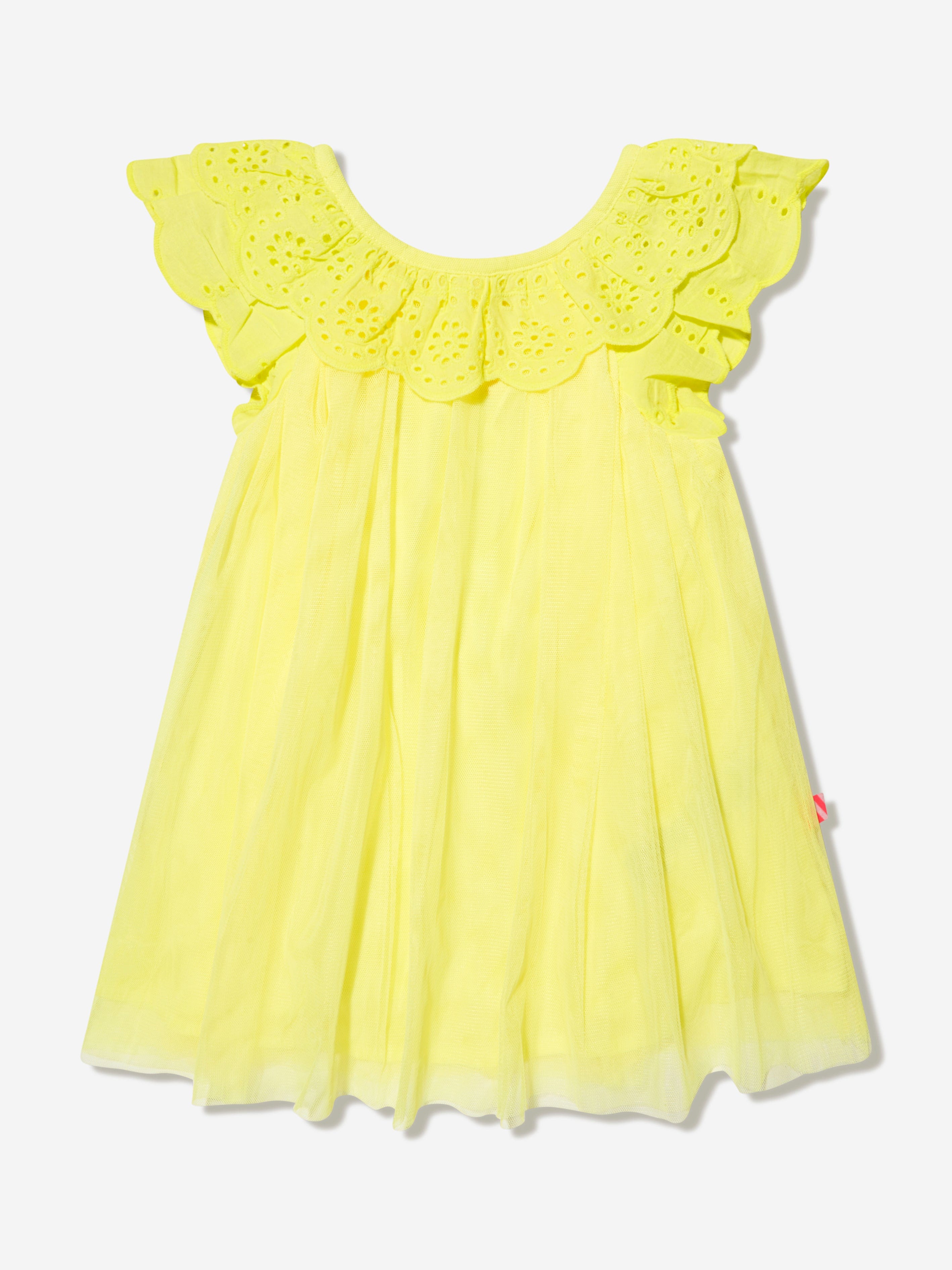 Billieblush Baby Girls Dress And Bloomers Set in Yellow