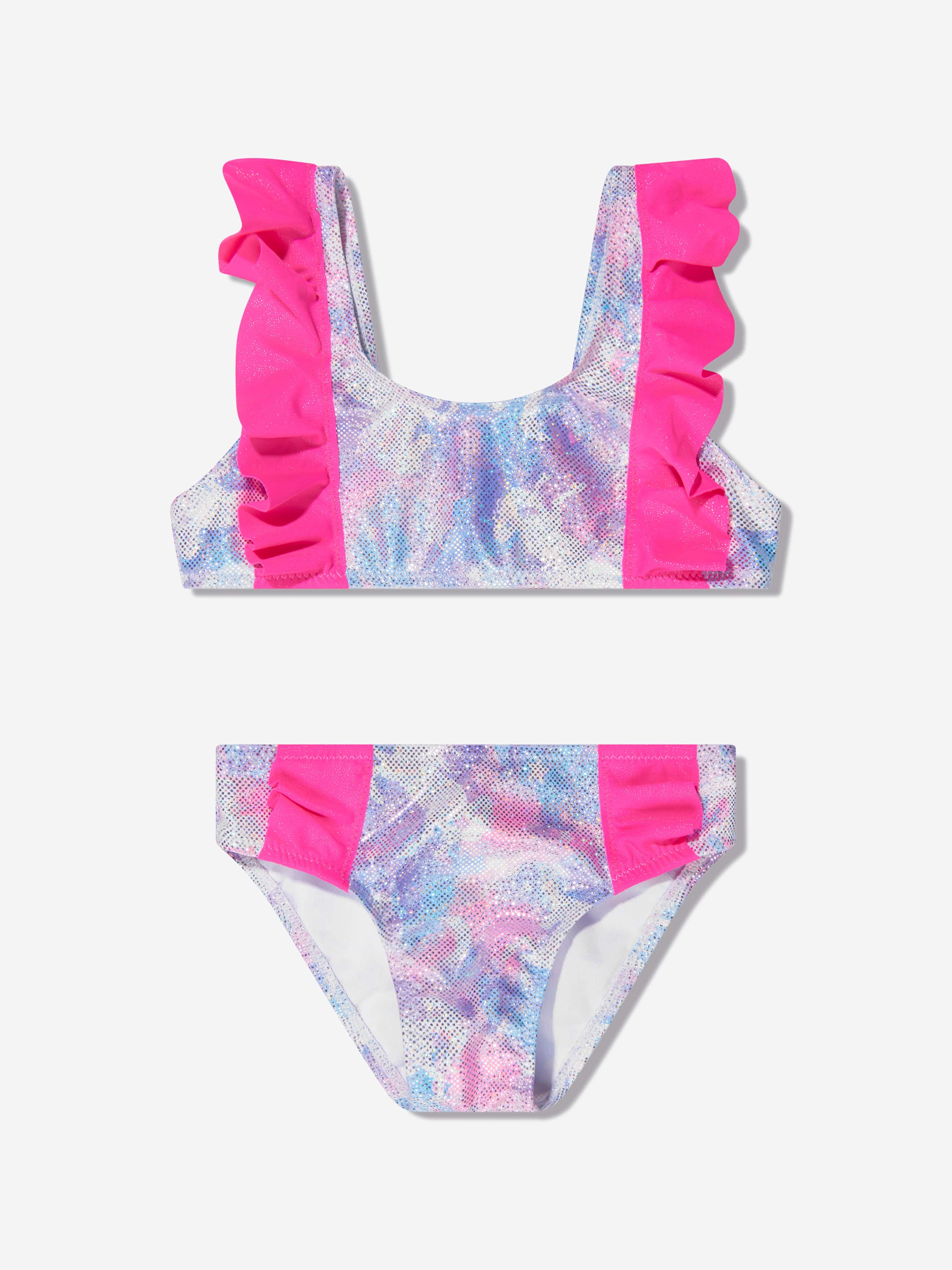 Billieblush Girls Frilly Bikini in Multicolour