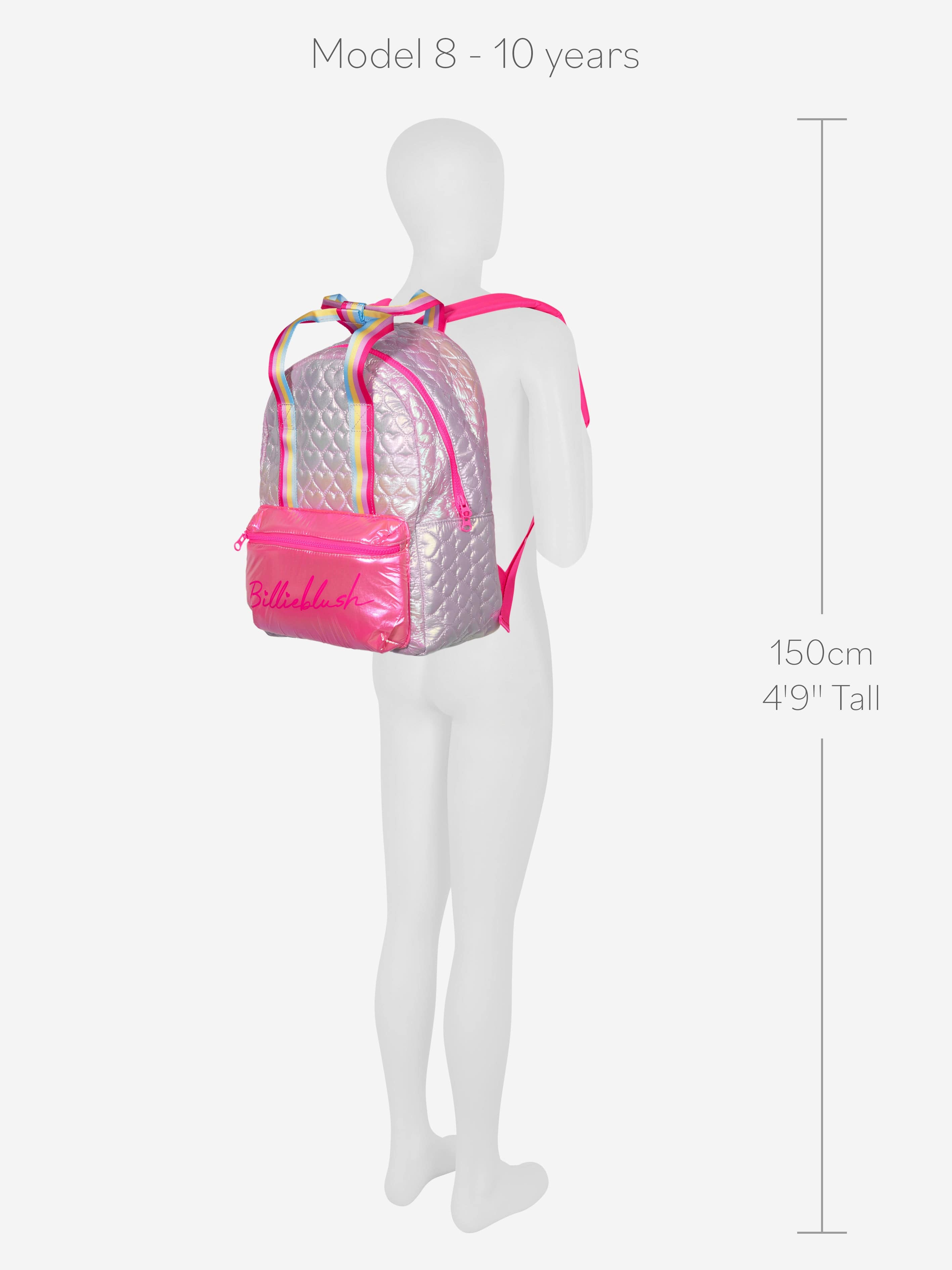 Billieblush Girls Branded Backpack in Blue