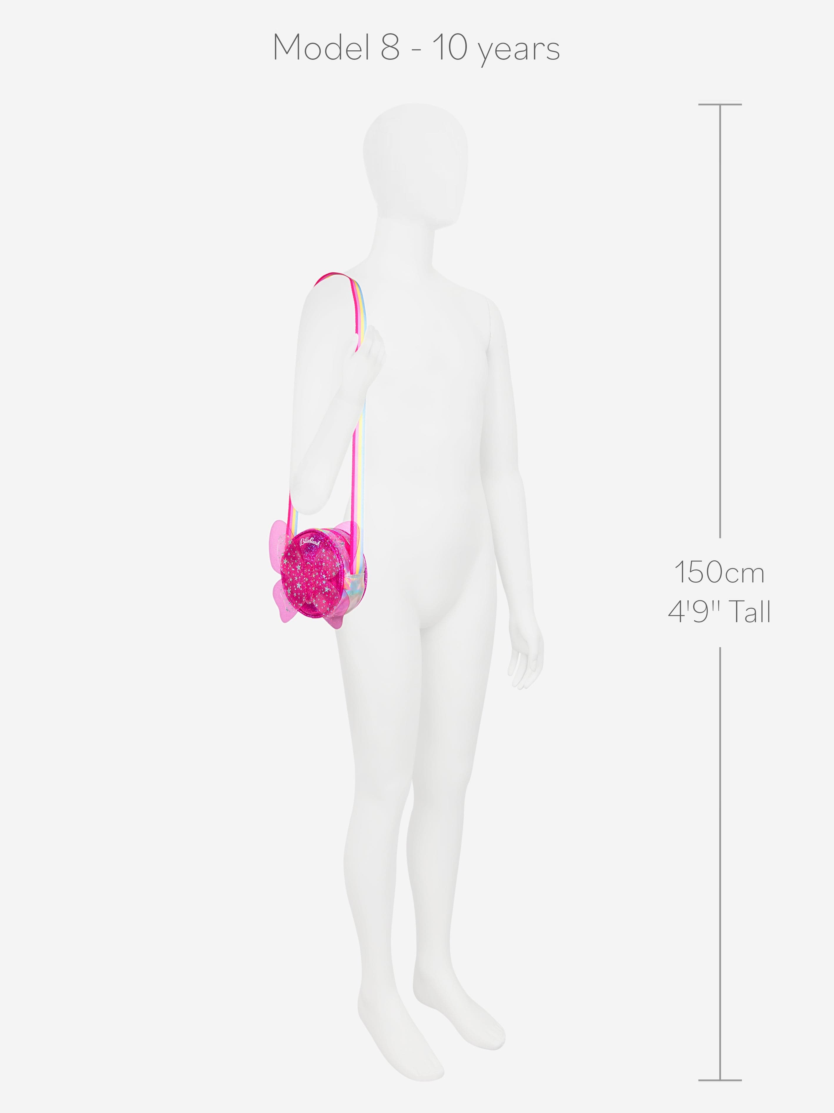 Billieblush Girls Butterfly Shoulder Bag in Pink