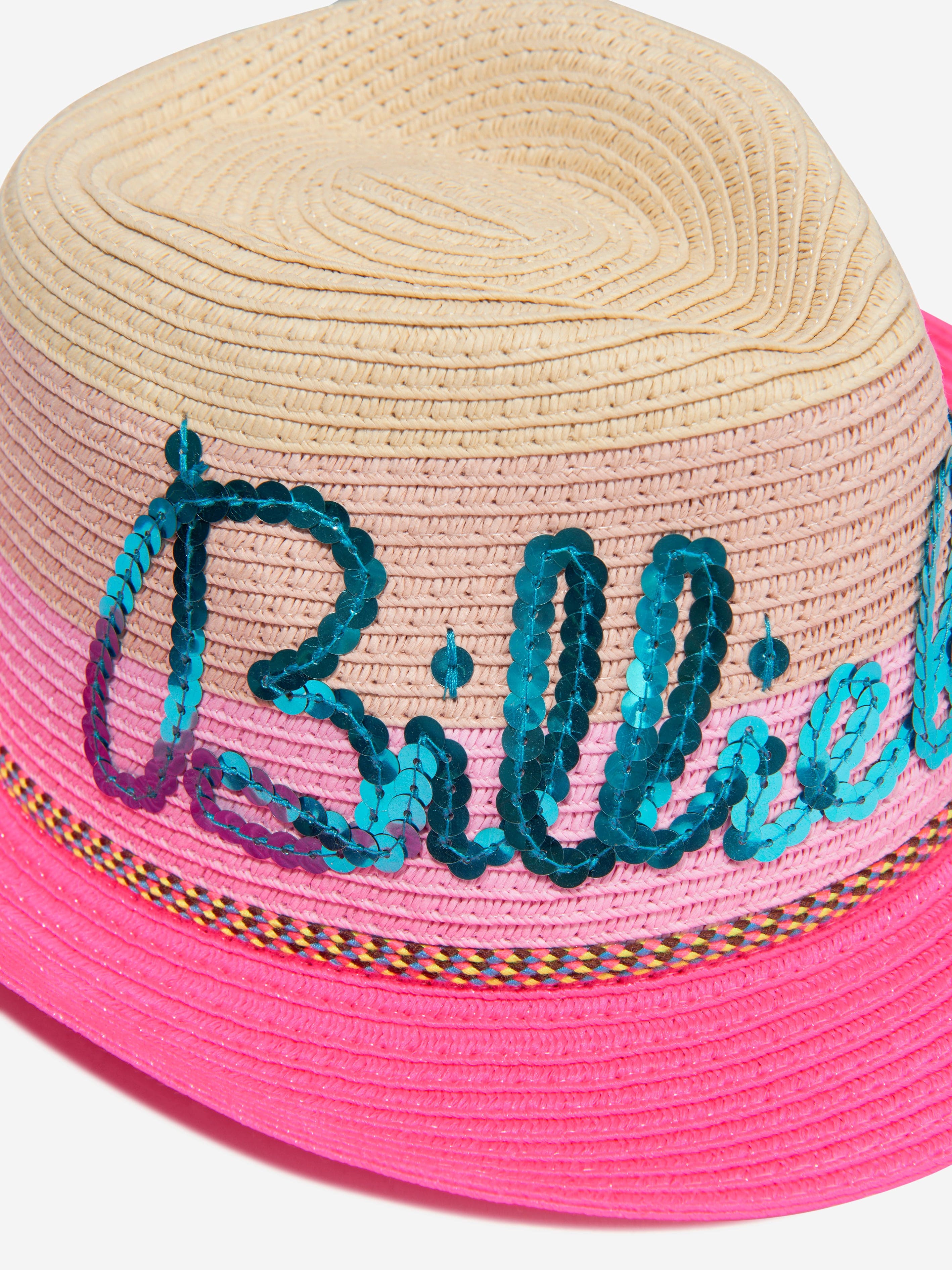 Billieblush Girls Logo Hat in Pink