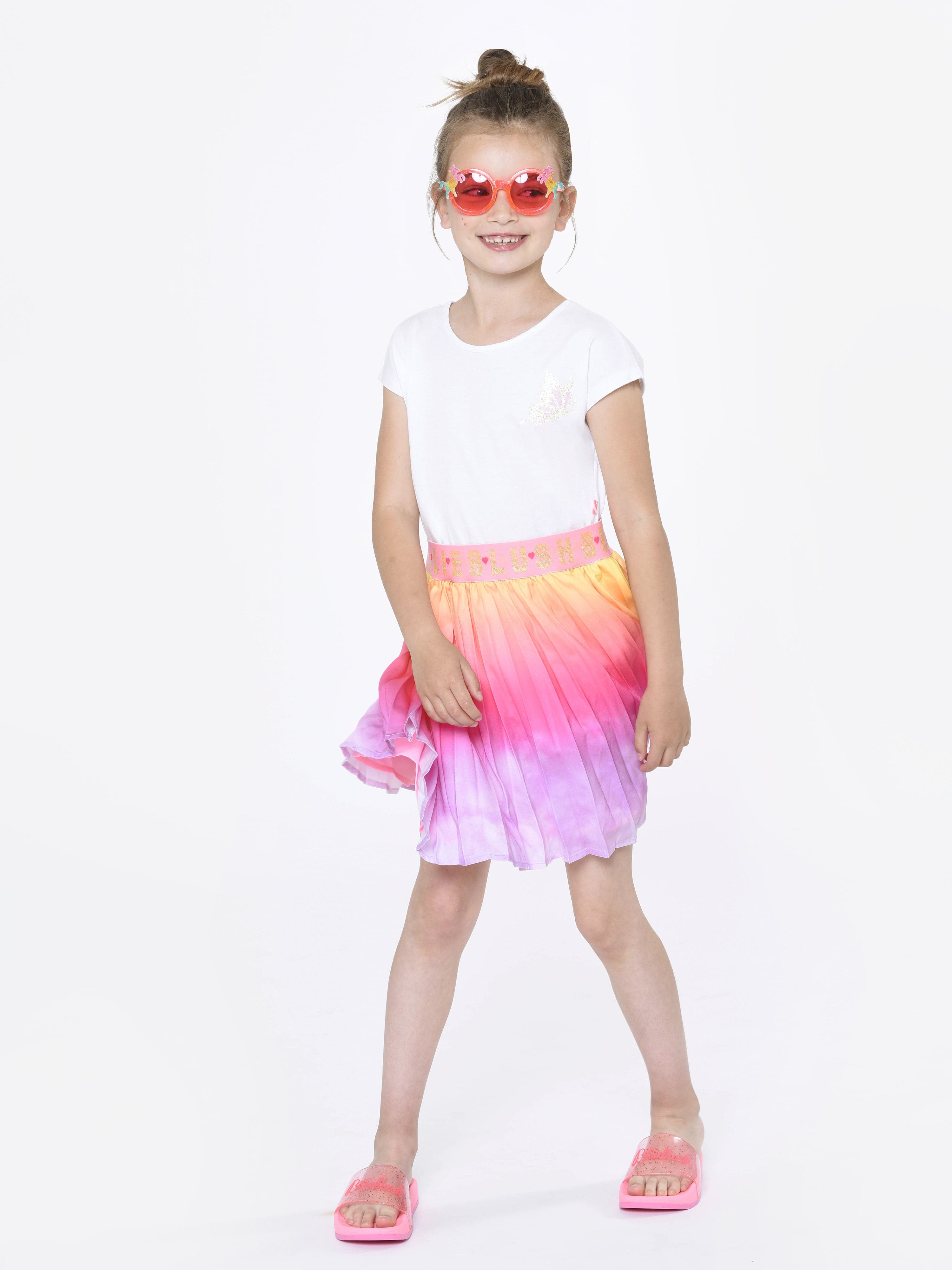 Billieblush Girls Gradient Dress in Multicolour