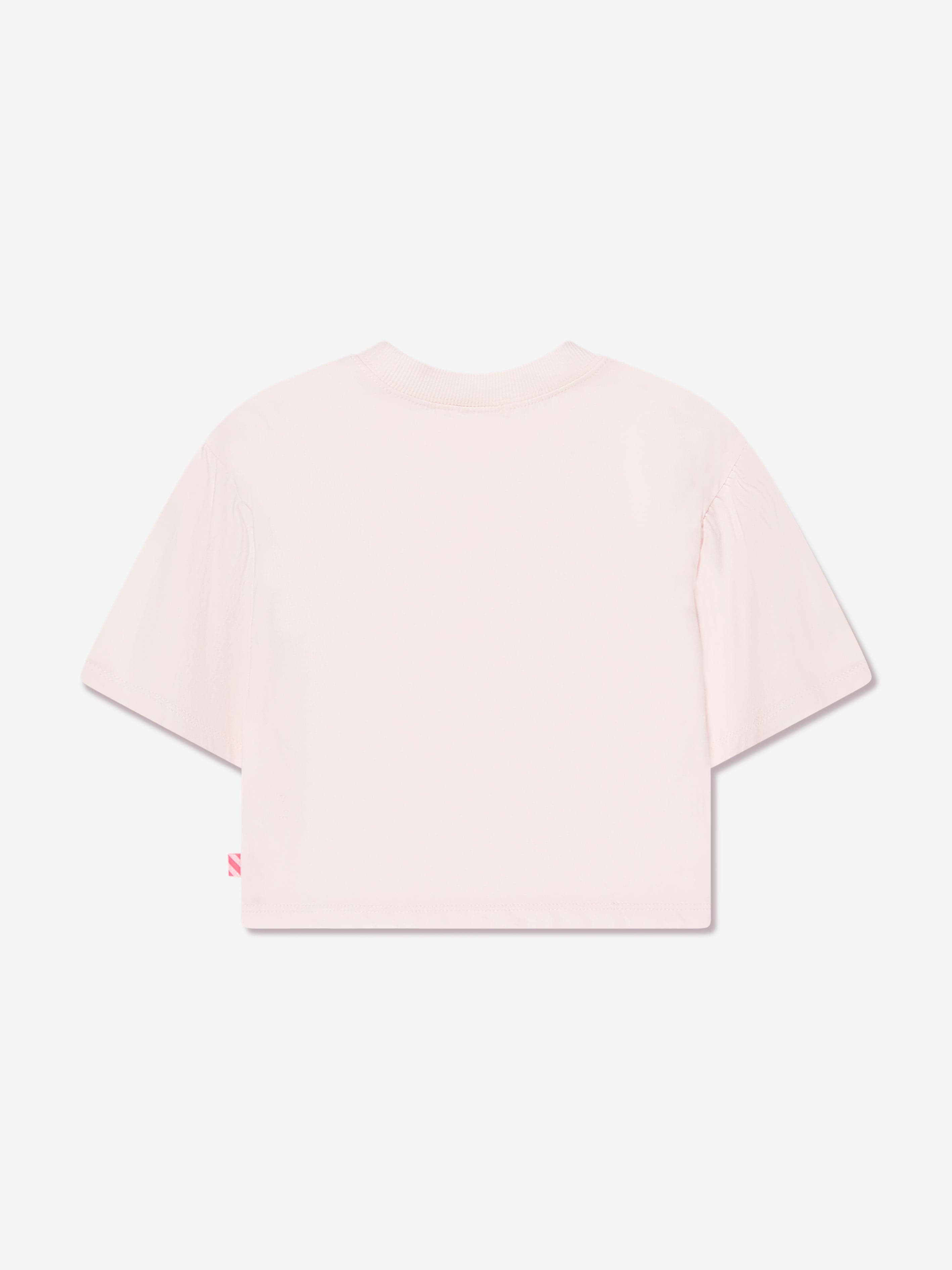 Billieblush Girls Print T-Shirt in Pink