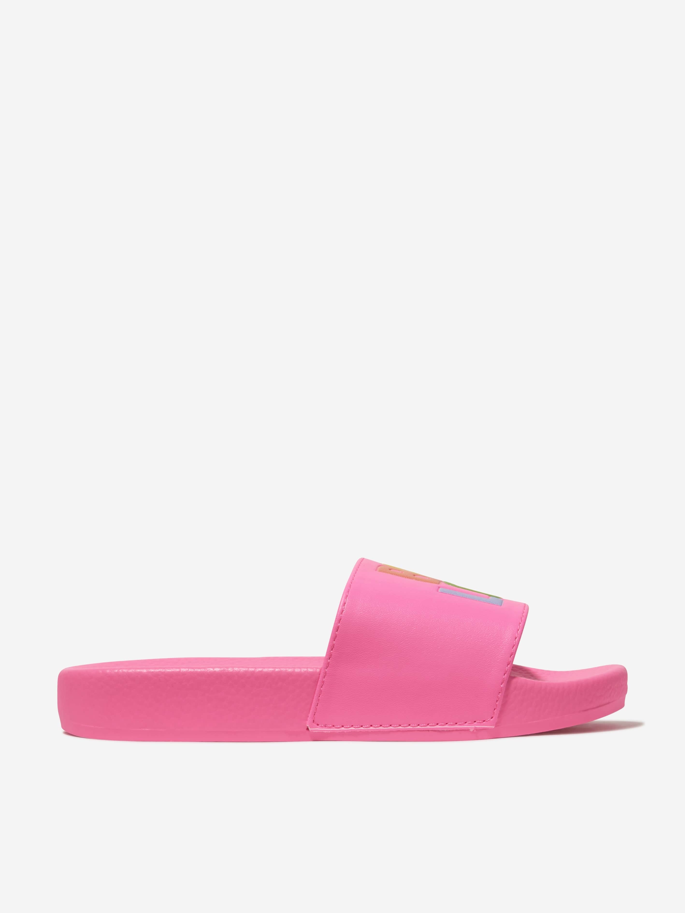 Billieblush Girls Logo Sliders in Pink