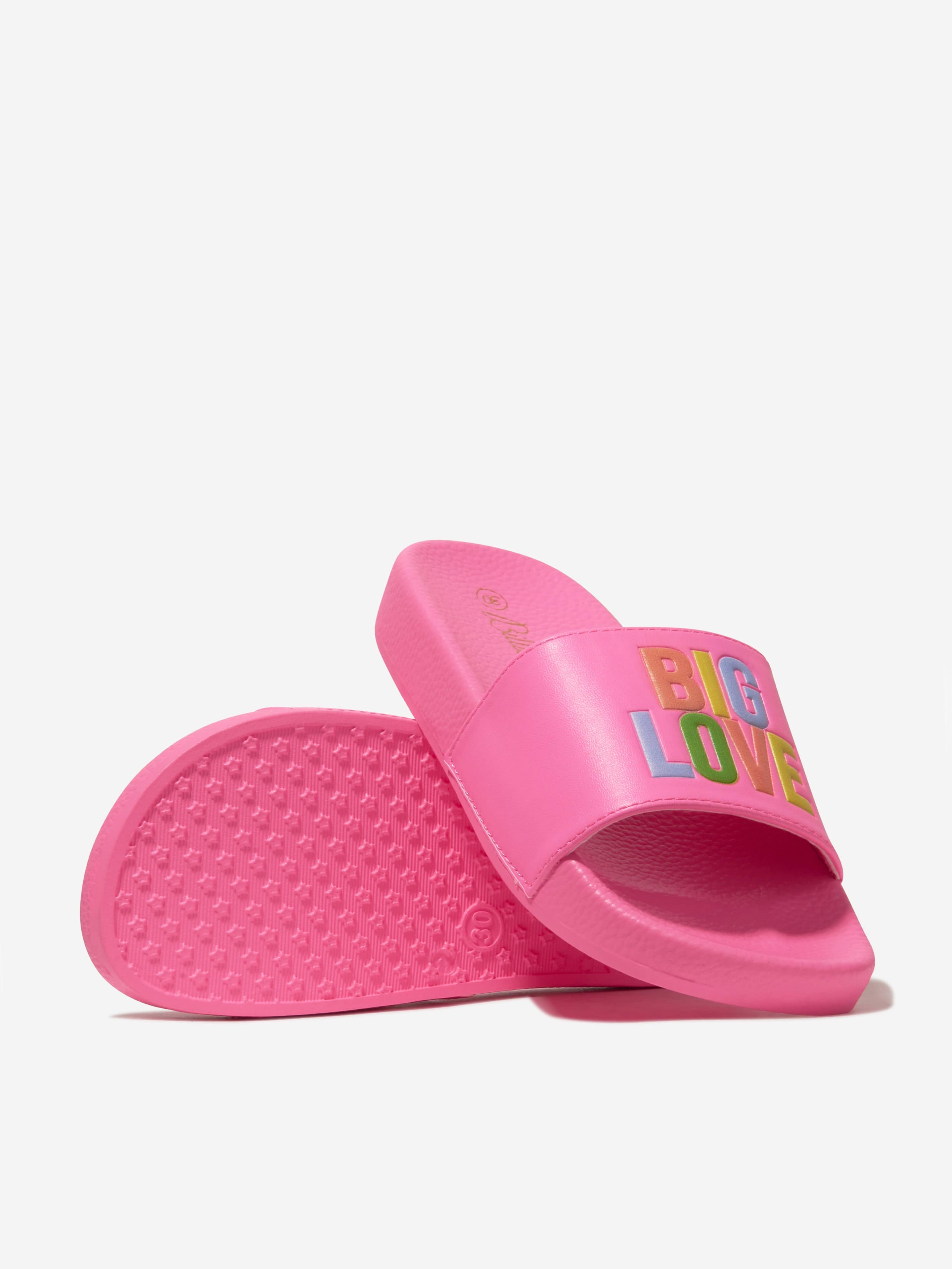 Billieblush Girls Logo Sliders in Pink