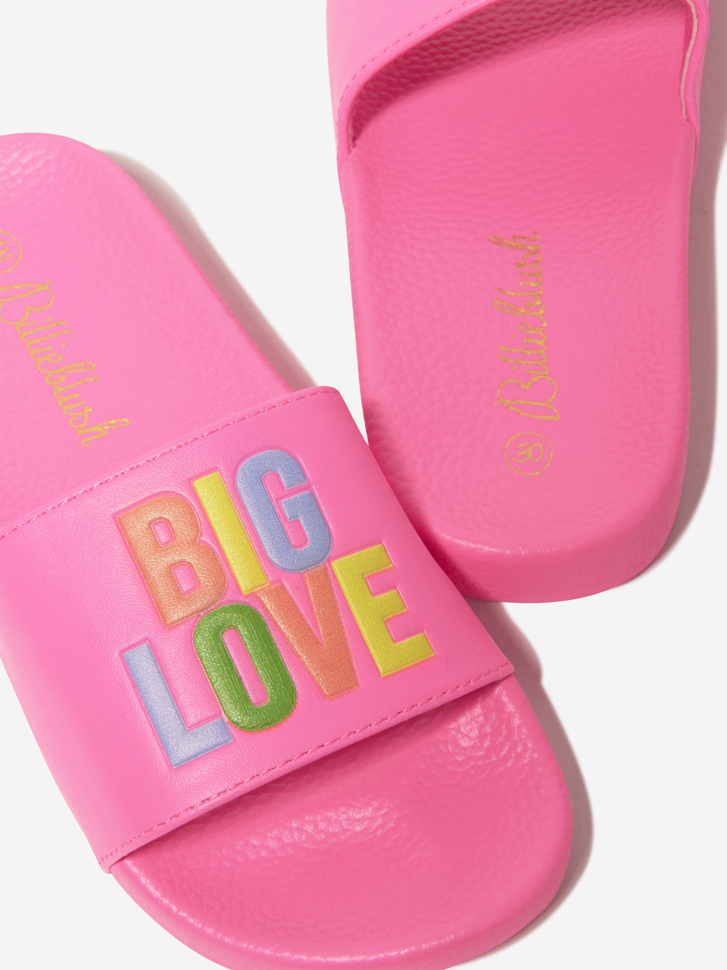 Billieblush Girls Logo Sliders in Pink