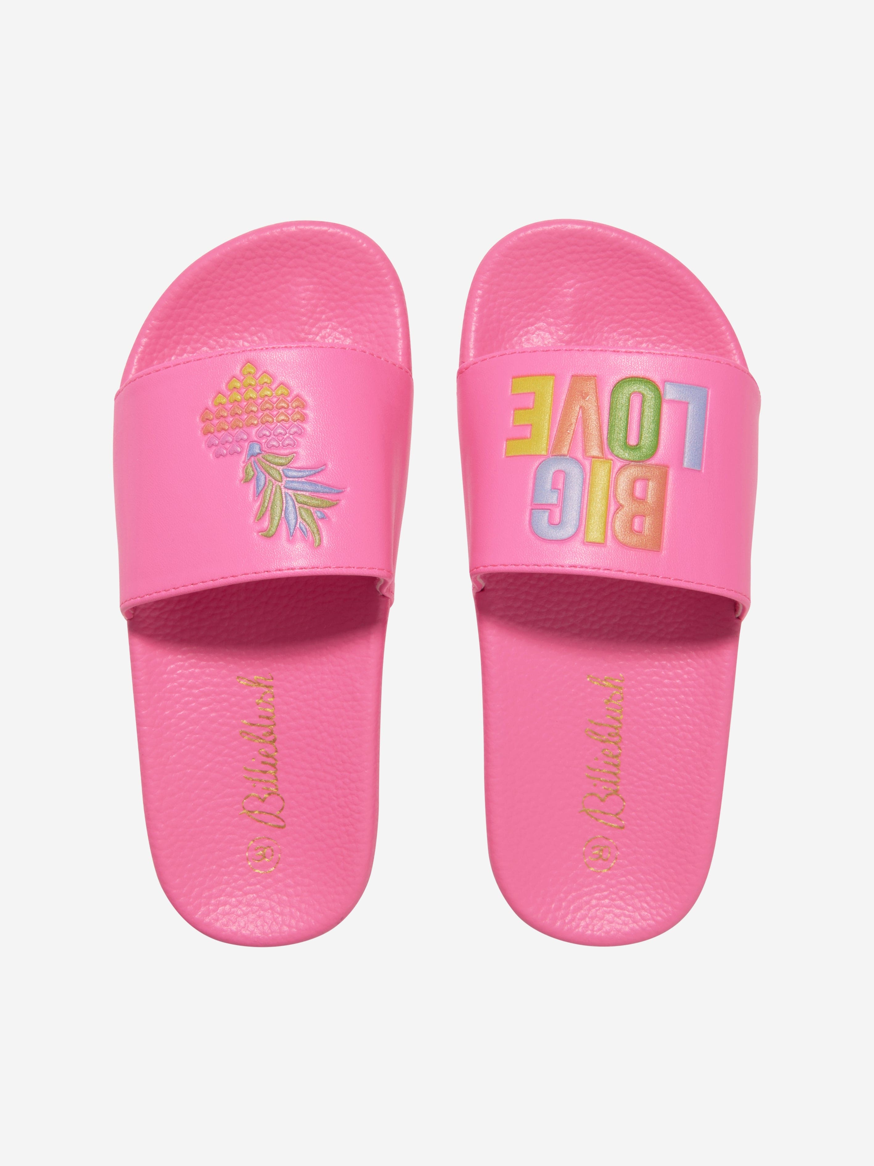 Billieblush Girls Logo Sliders in Pink