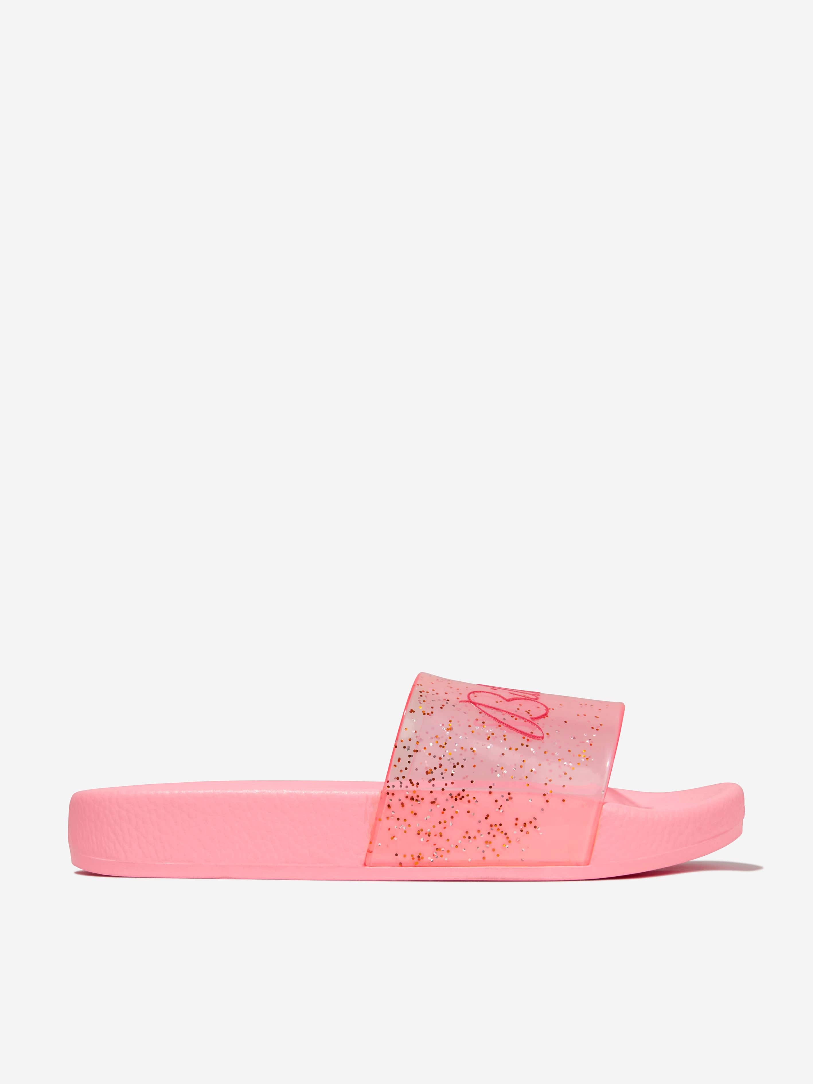 Billieblush Girls Logo Sliders in Pink